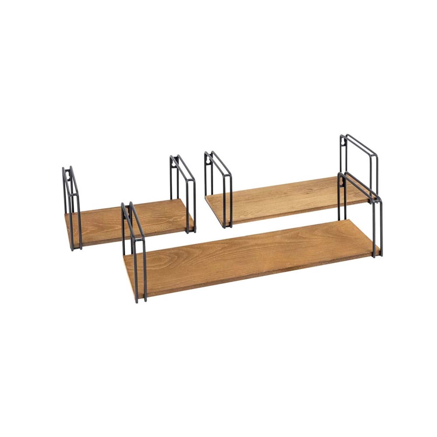 Półki loft zest.3 elementowy 43/33/23 cm