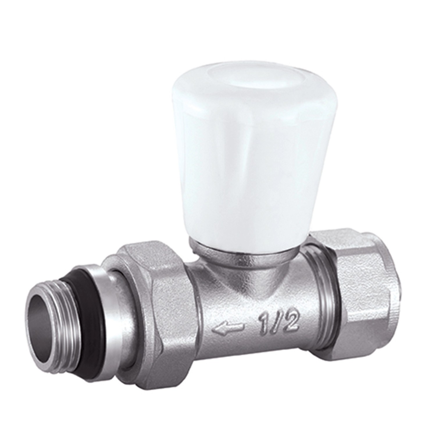 Hydroland Zawór grzejnika prosty do PEX 1/2x16