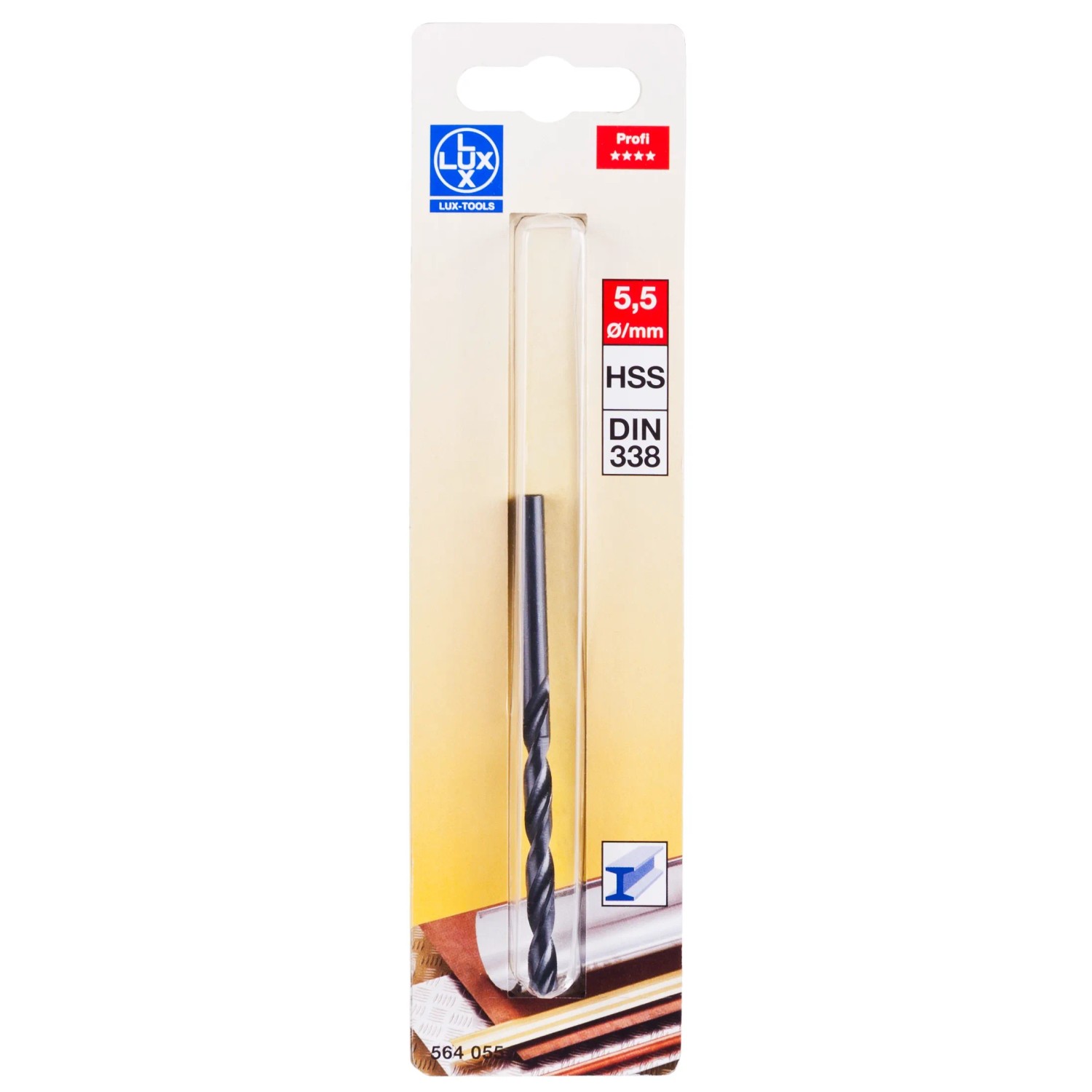 LUX Wiertło do metalu 5,5x93 mm