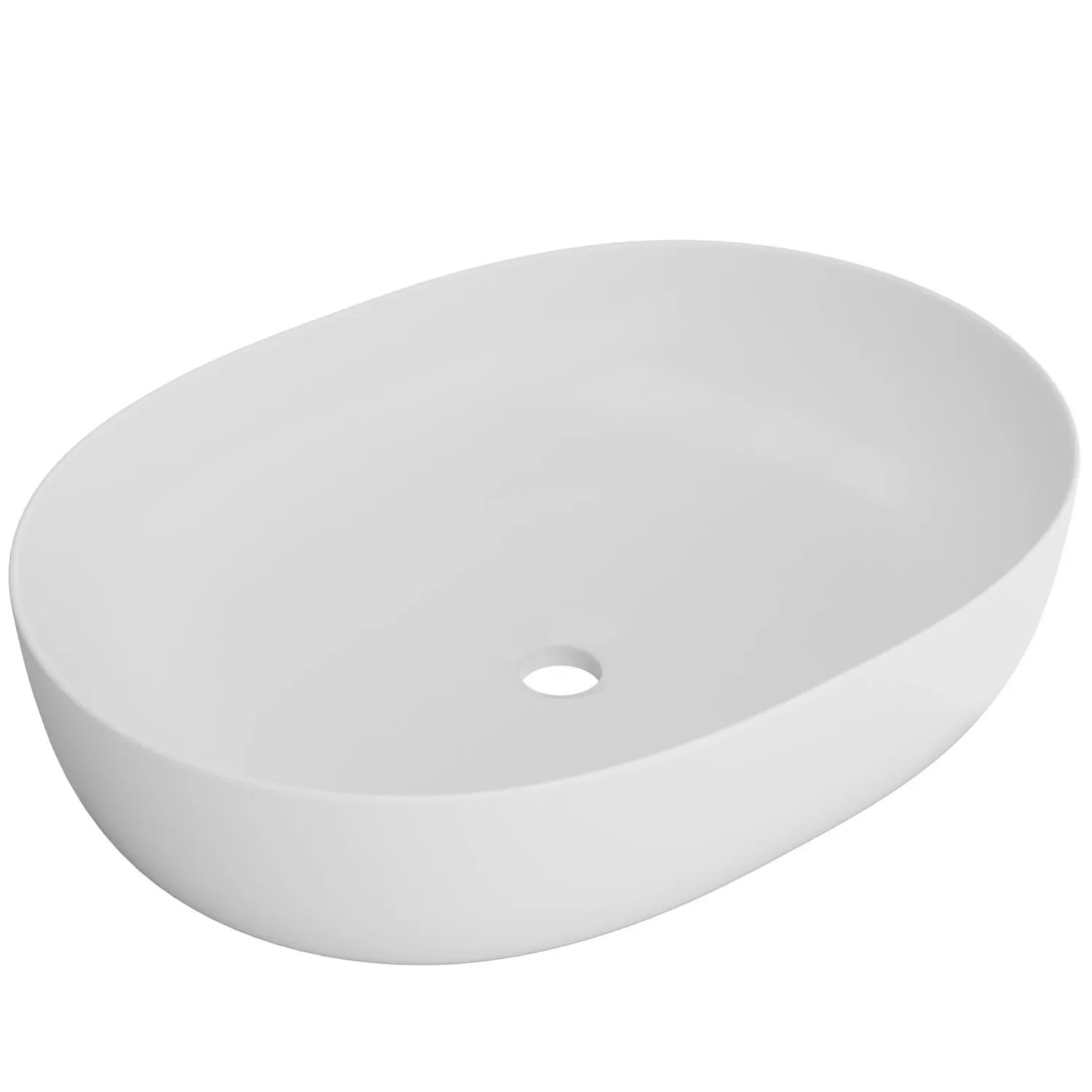 Domino Umywalka Tola 60 OV nablatowa biała 60x43x13,5