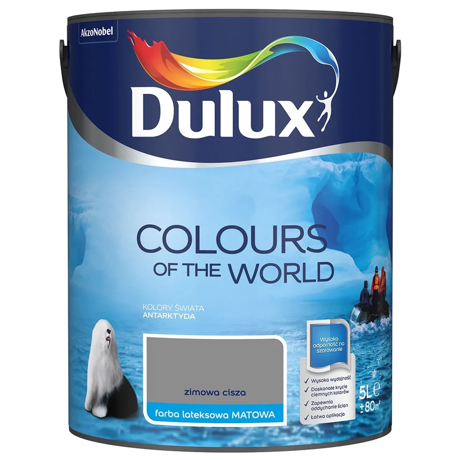 Farba Dulux Kolory Świata zimowa cisza 5 l