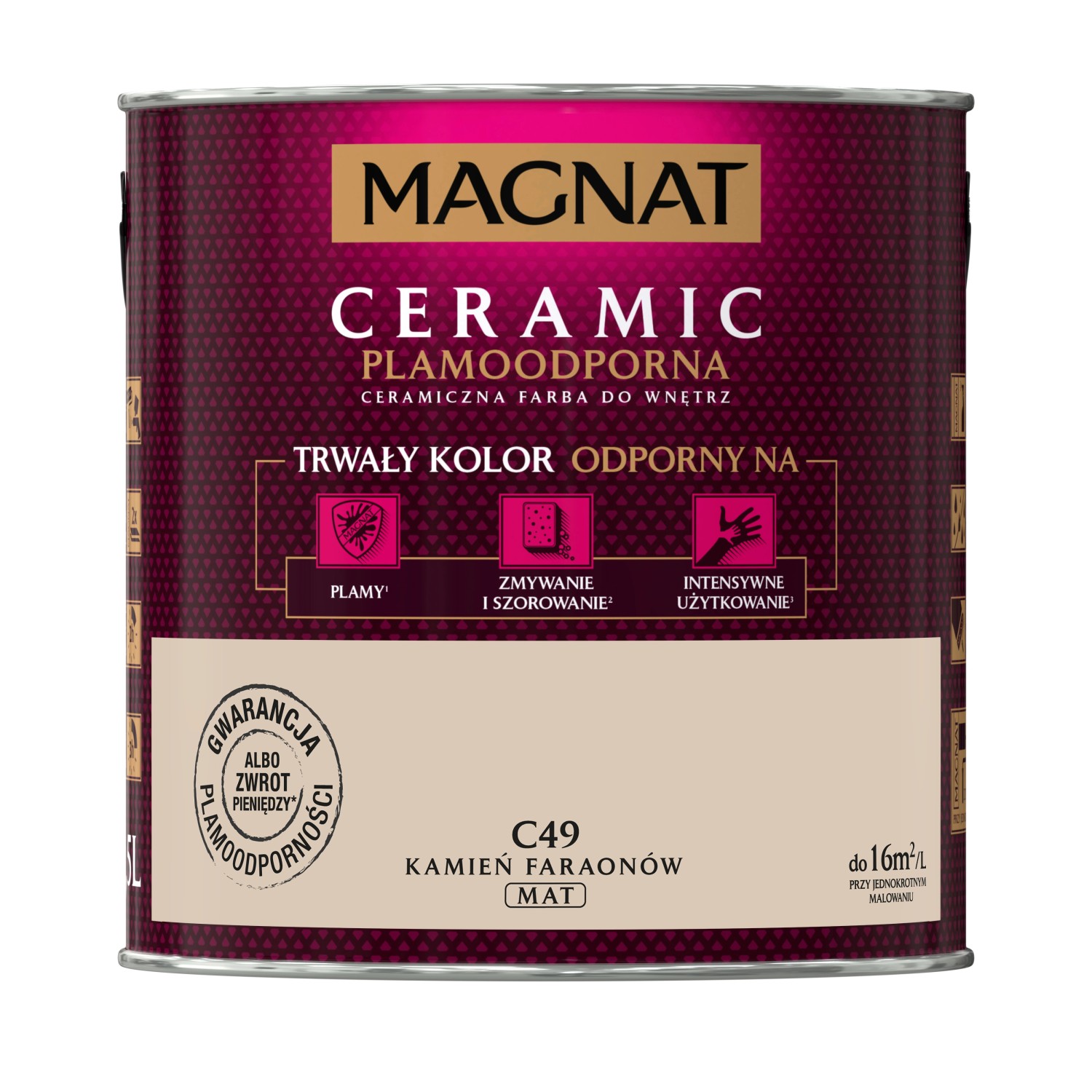 Farba Magnat Ceramic kamień faraonów 2,5 l