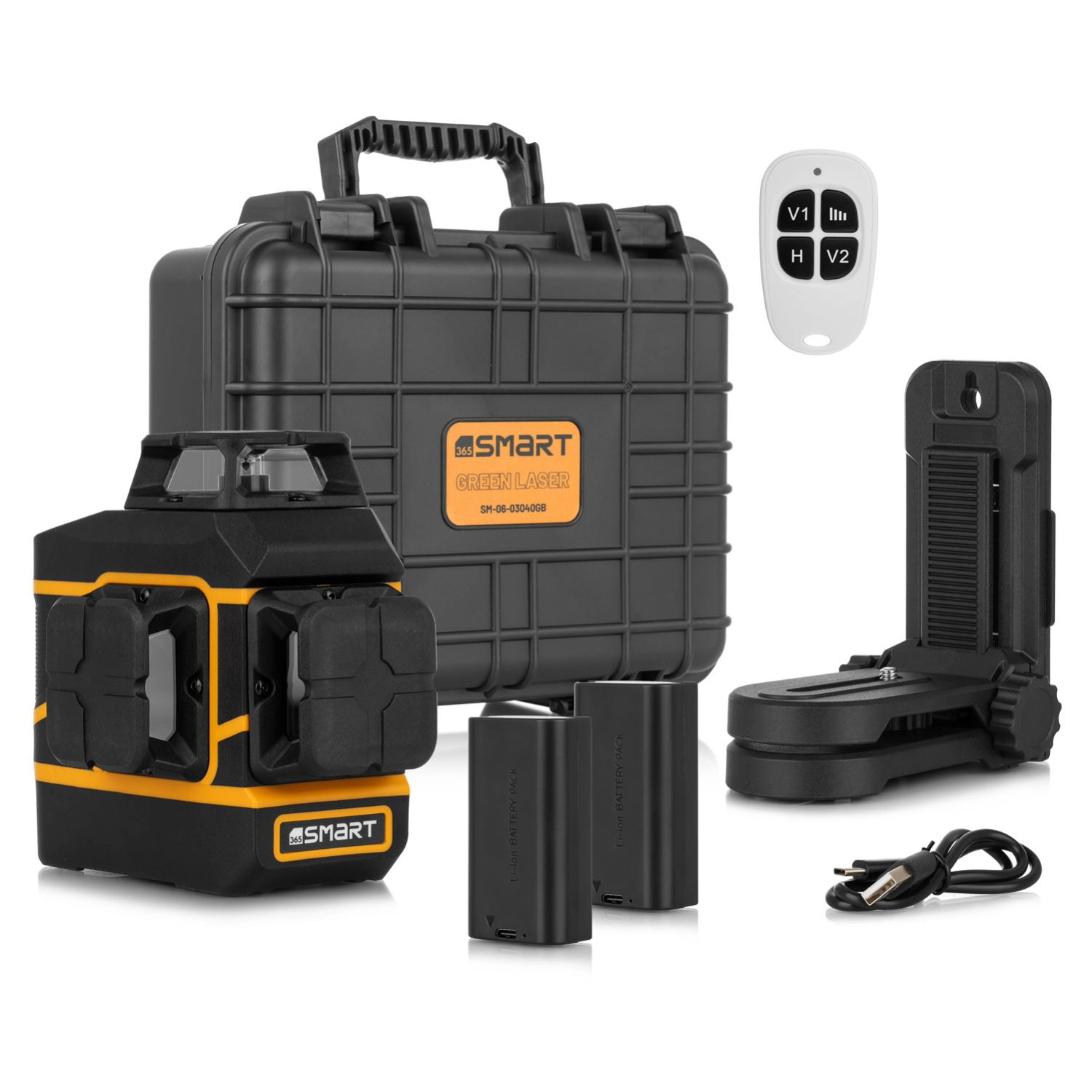 SMART365 Laser płaszczyznowy SM-06-03040G 3x360° zielony 40 m