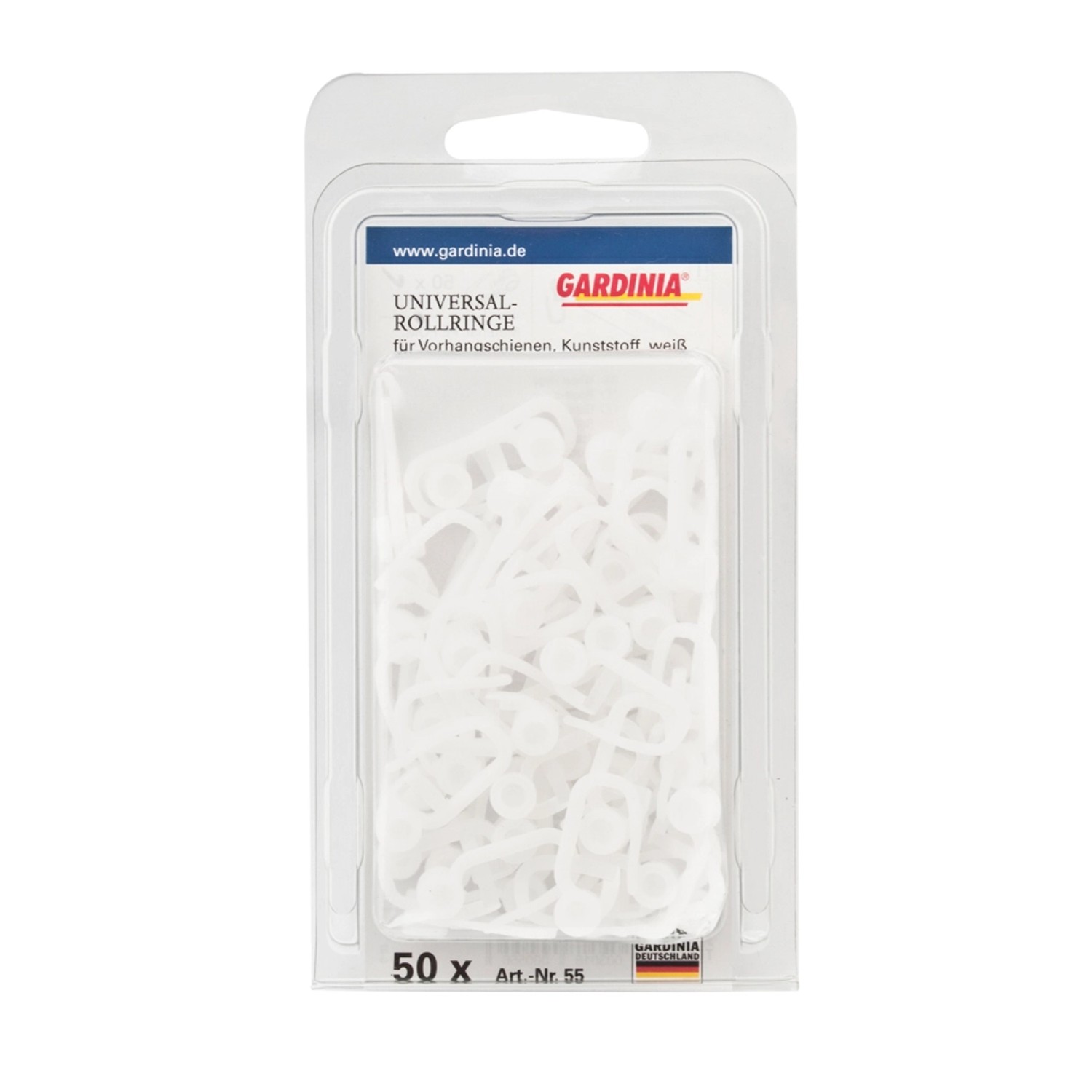 Gardinia Agrafka na rolce do szyny sufitowej 50 sztuk
