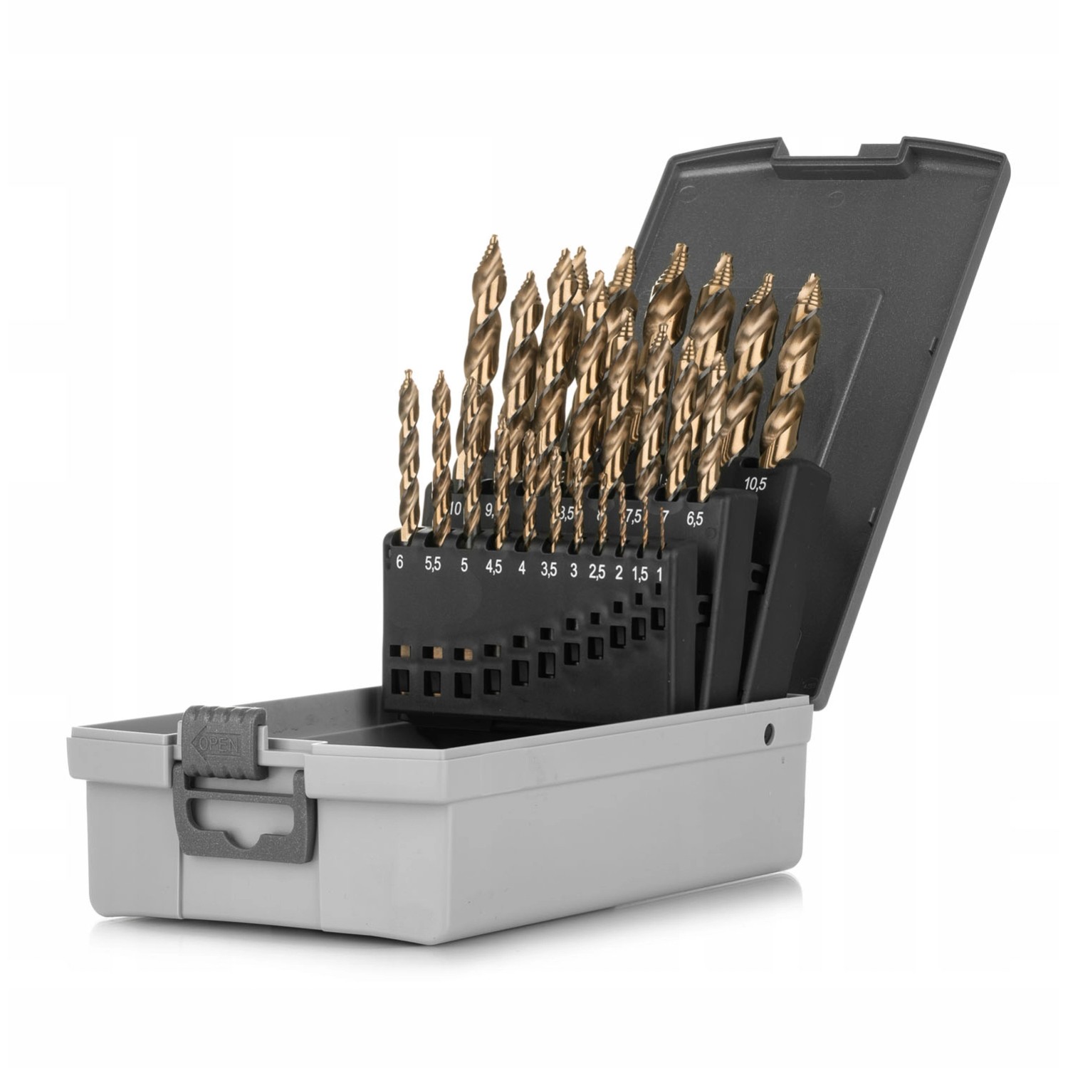 SMART365 Zestaw wierteł HSS cobalt do metalu - 25 szt.