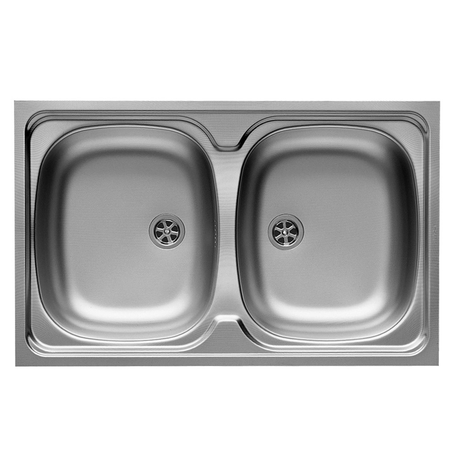 Pyramis Zlewozmywak INTL 2-kom. len 50x80 cm