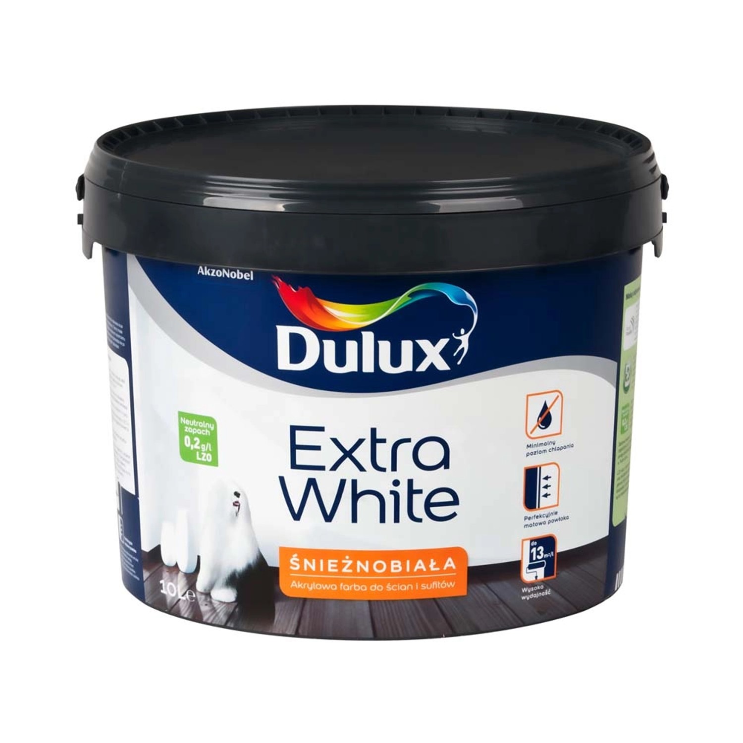 Farba Dulux Extra White biała 10 l