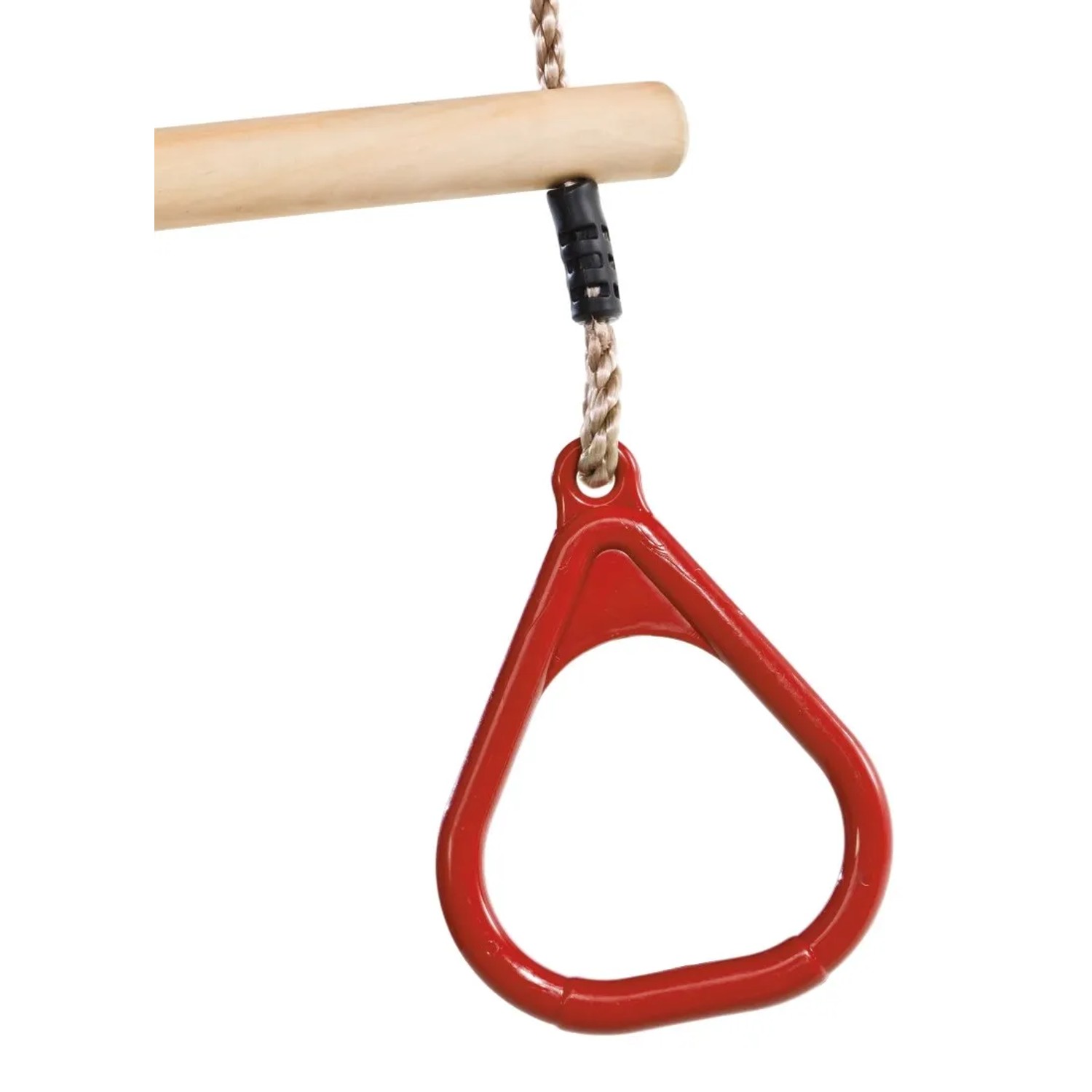 4IQ Drewniany Trapez do huśtawki z uchwytami mix kolorów