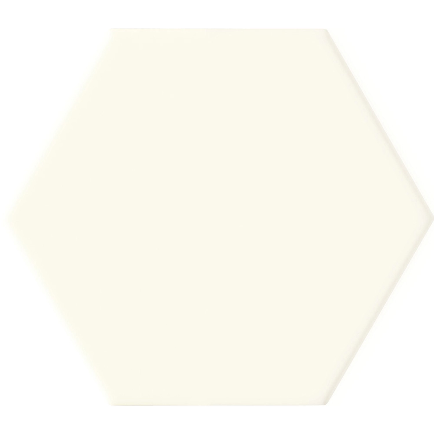Glazura Burano white hex 11 x 12,5 cm
