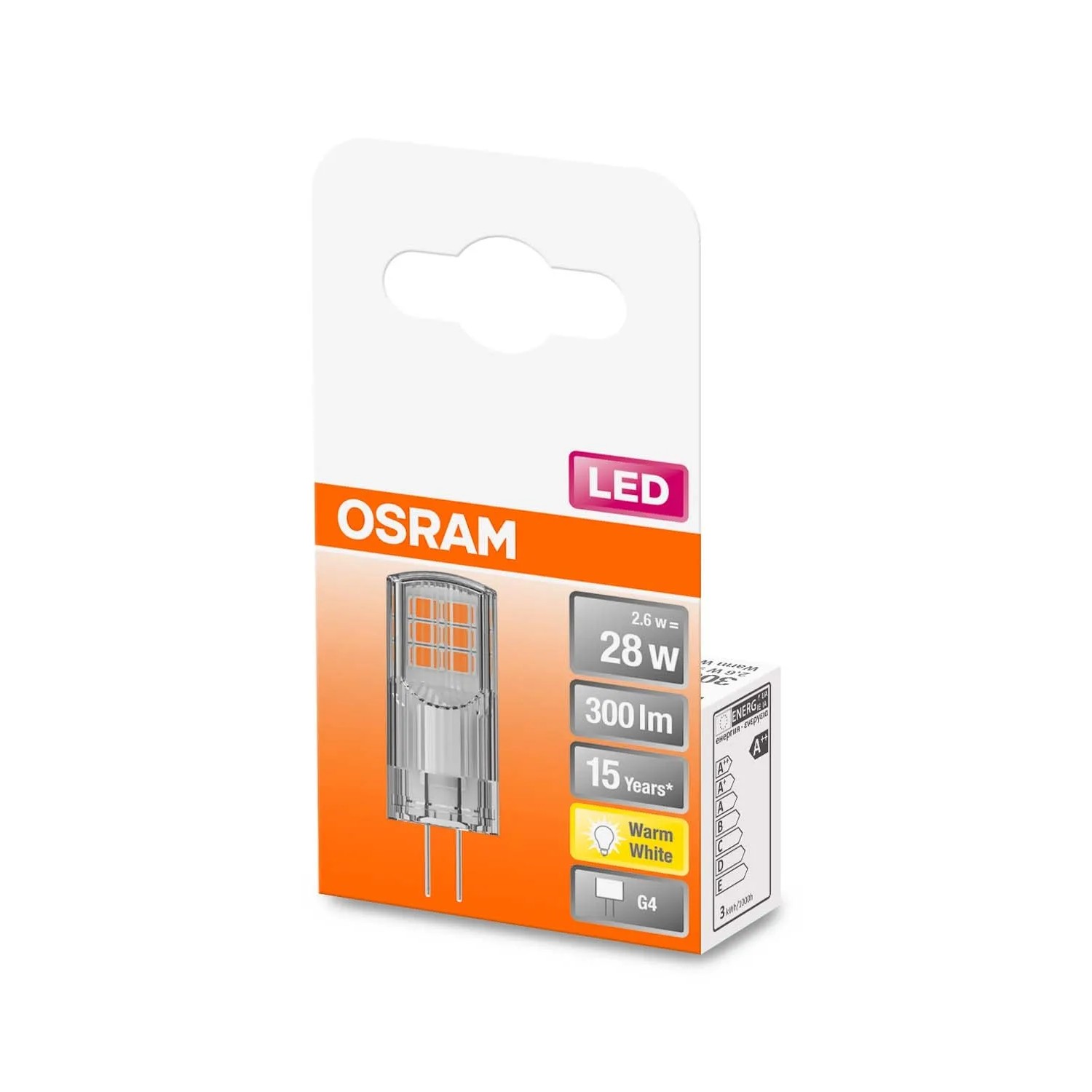 Osram Żarówka LED PIN G4 2,2W 2700K 300lm