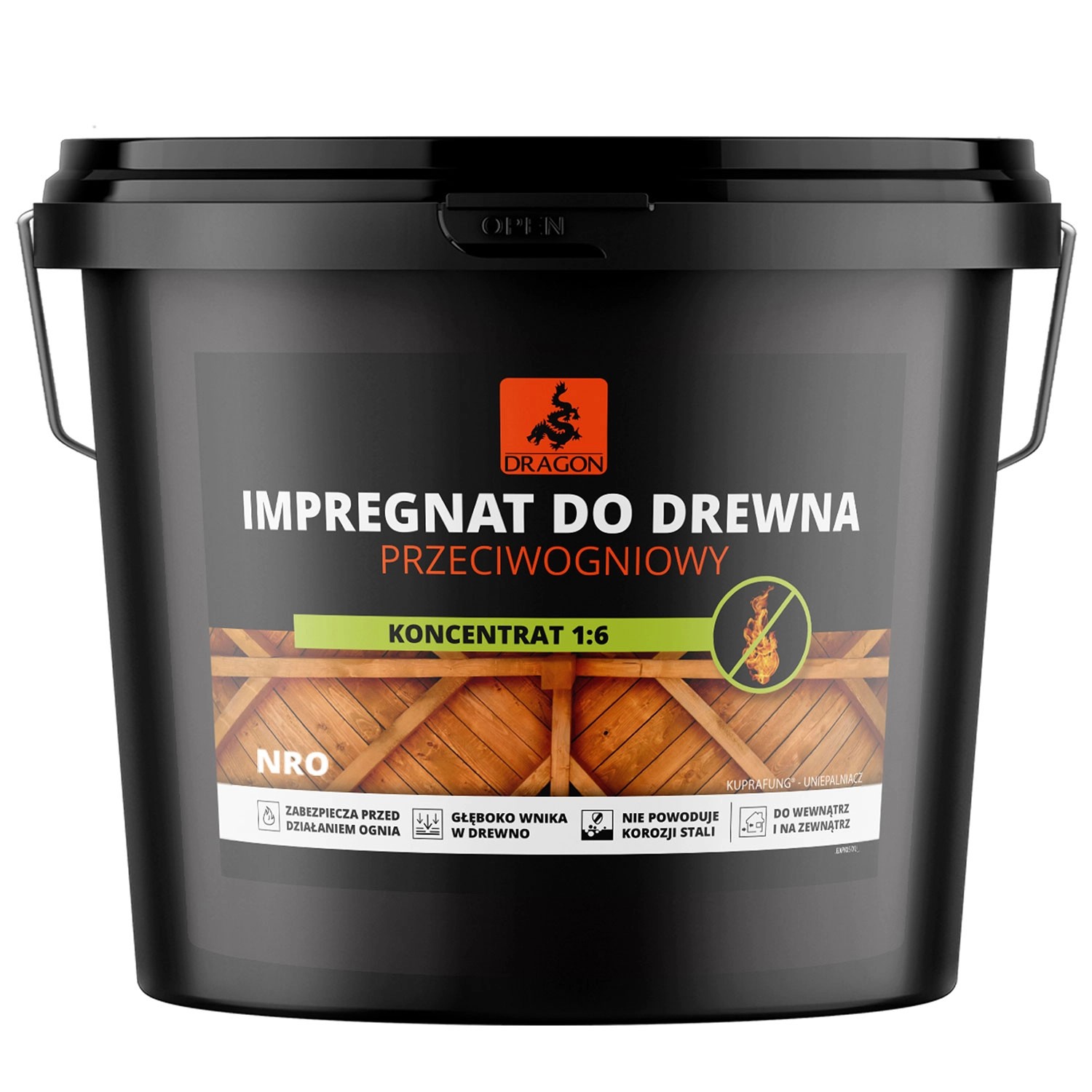 Dragon Impregnat przeciwogniowy koncentrat 1:6 bezbarwny 5kg