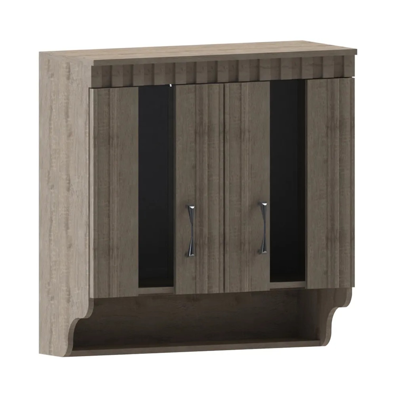 Black and White Style Szafka kuchenna górna OLEK Dąb Sonoma Tabac 80 cm