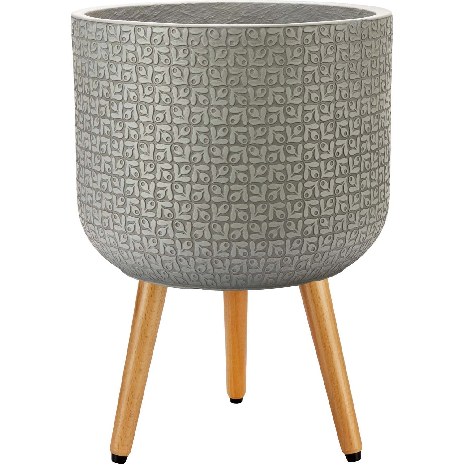 Donica Amelia z nóżkami ciemnoszara - 24 x 29,6 cm