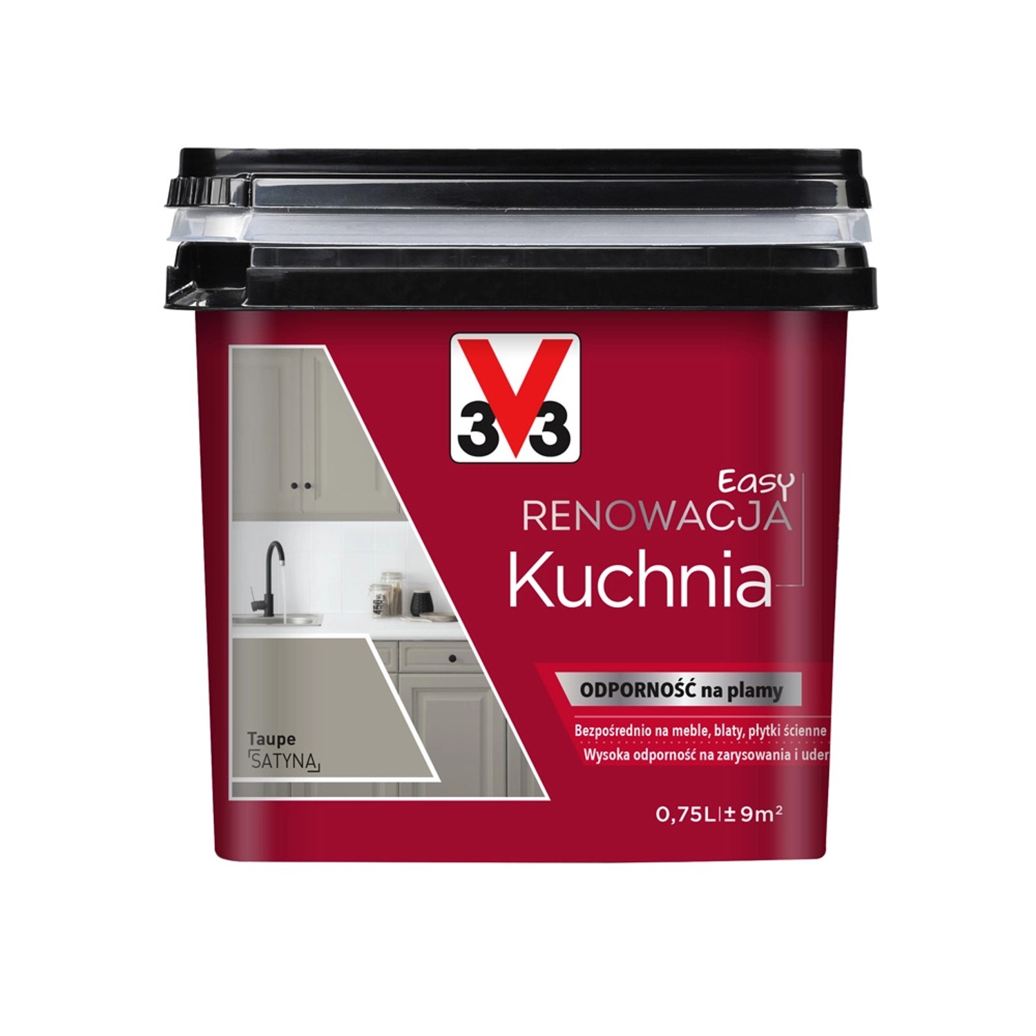 V33 Farba Easy Renowacja Kuchnia taupe 750 ml