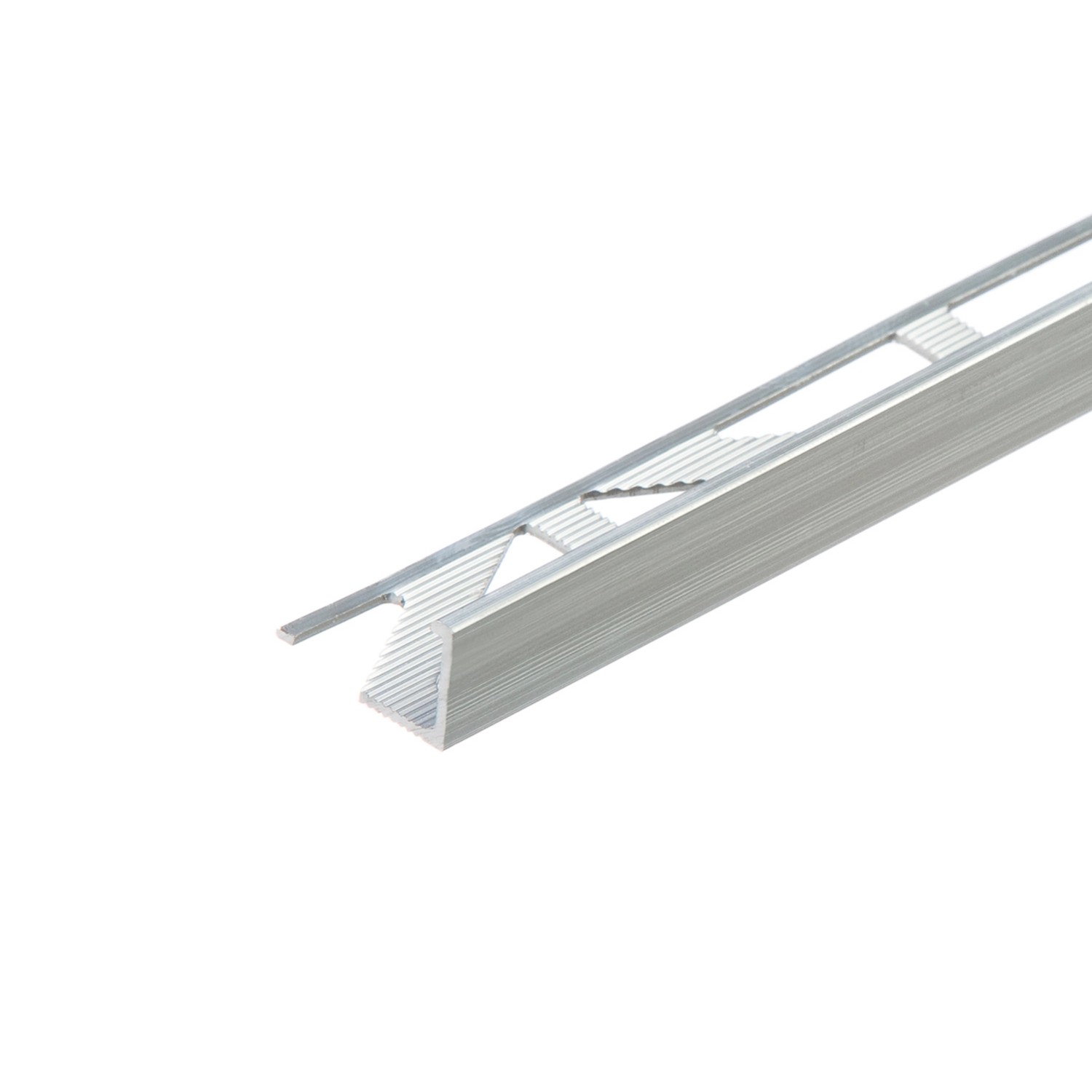 Cezar Profil aluminiowy do glazury narożny naturalny 12,5x1x3m