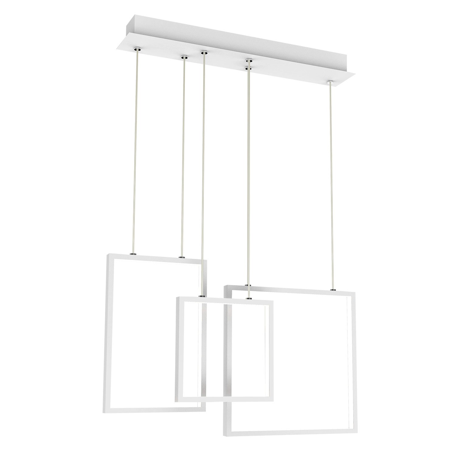 Candellux Lampa wisząca KEOS 36W 4000K 2900lm biała