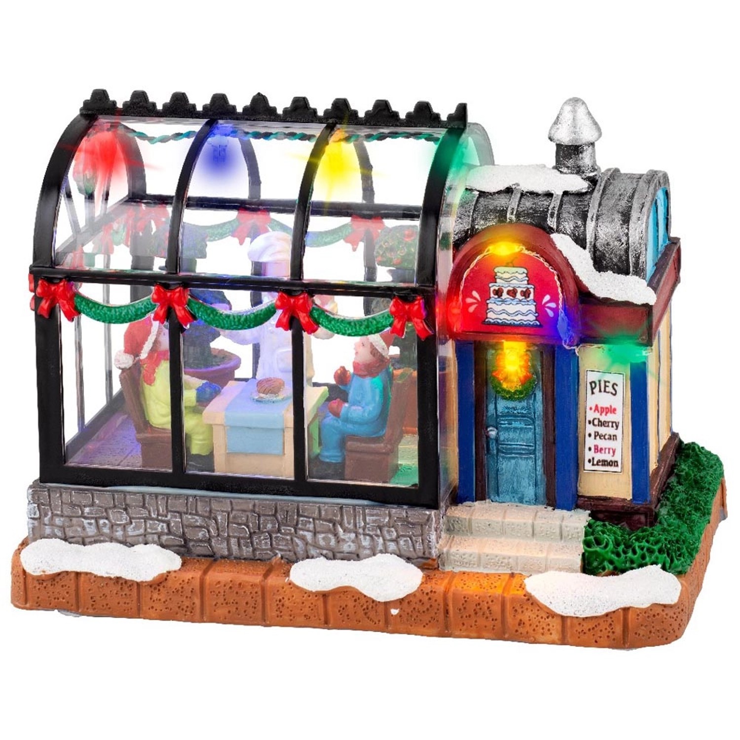 Dekoracja LED scenka CUKIERNIA - 9,5x16x11 cm