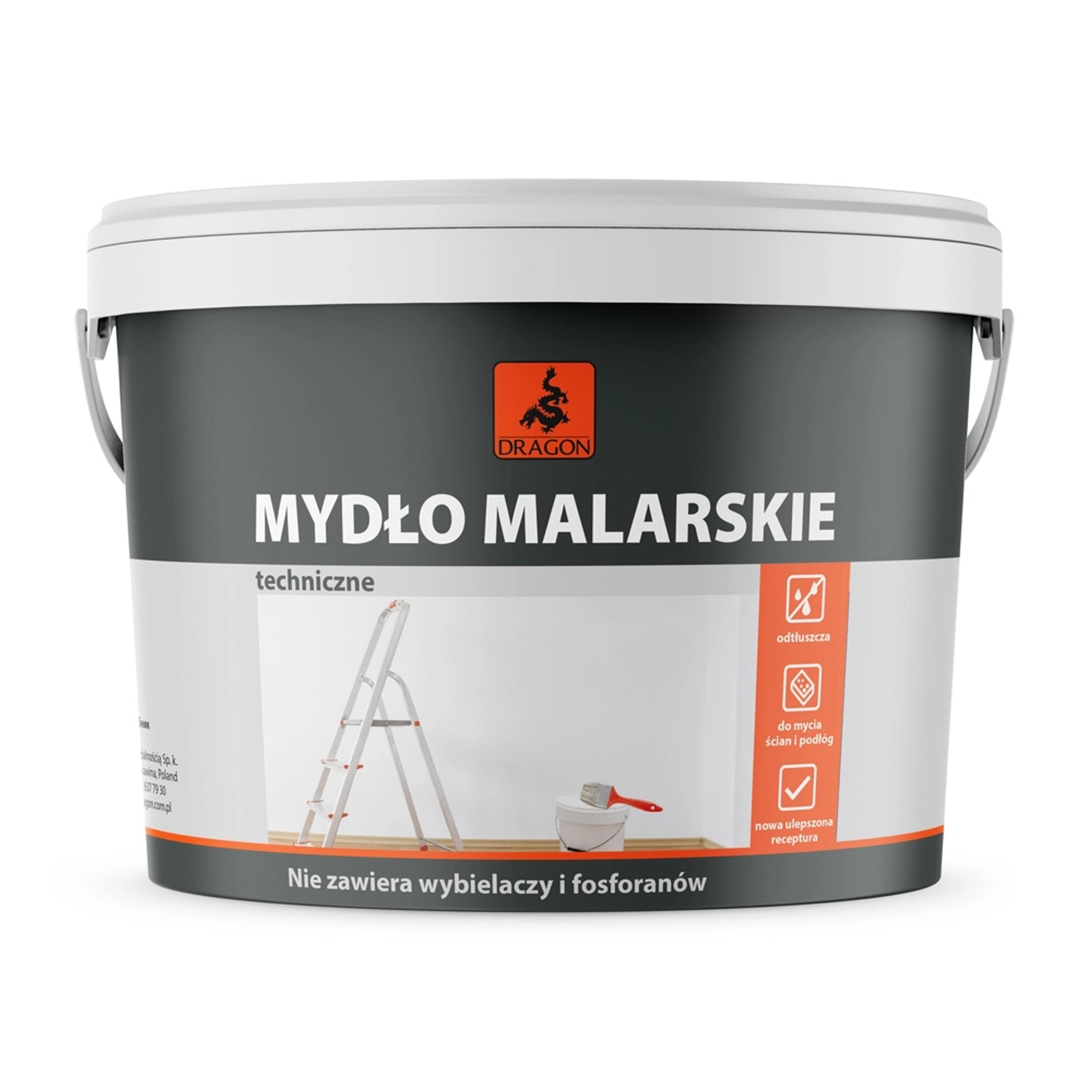 Dragon Mydło Malarskie 40% szare techniczne 0,4 kg