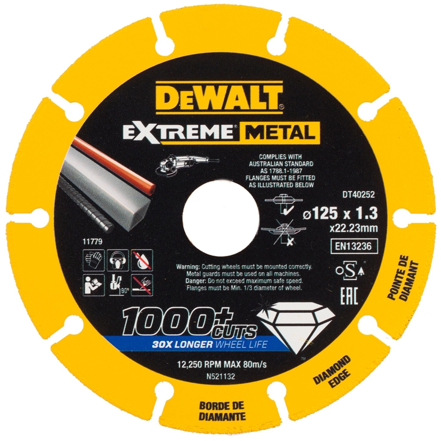 Dewalt Tarcza diamentowa do metalu 125 x 22,23 mm