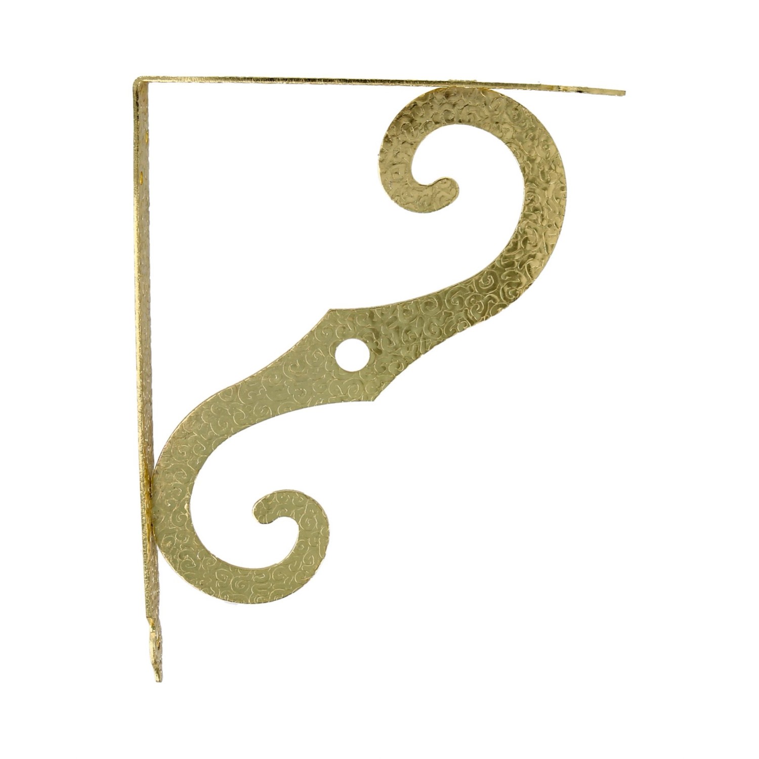 Agas Wspornik do półki 100 × 90 mm złoty ornament