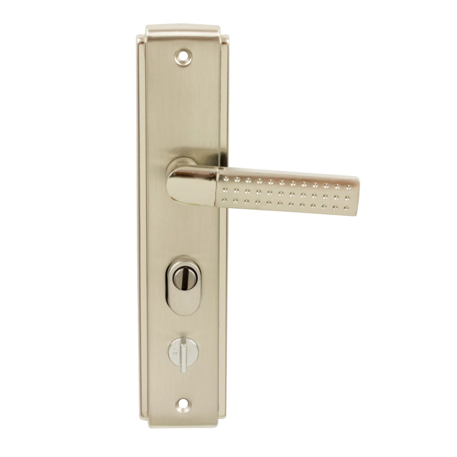 Domino Klamka Asia prawa szyld-wkładka nikiel 68 mm