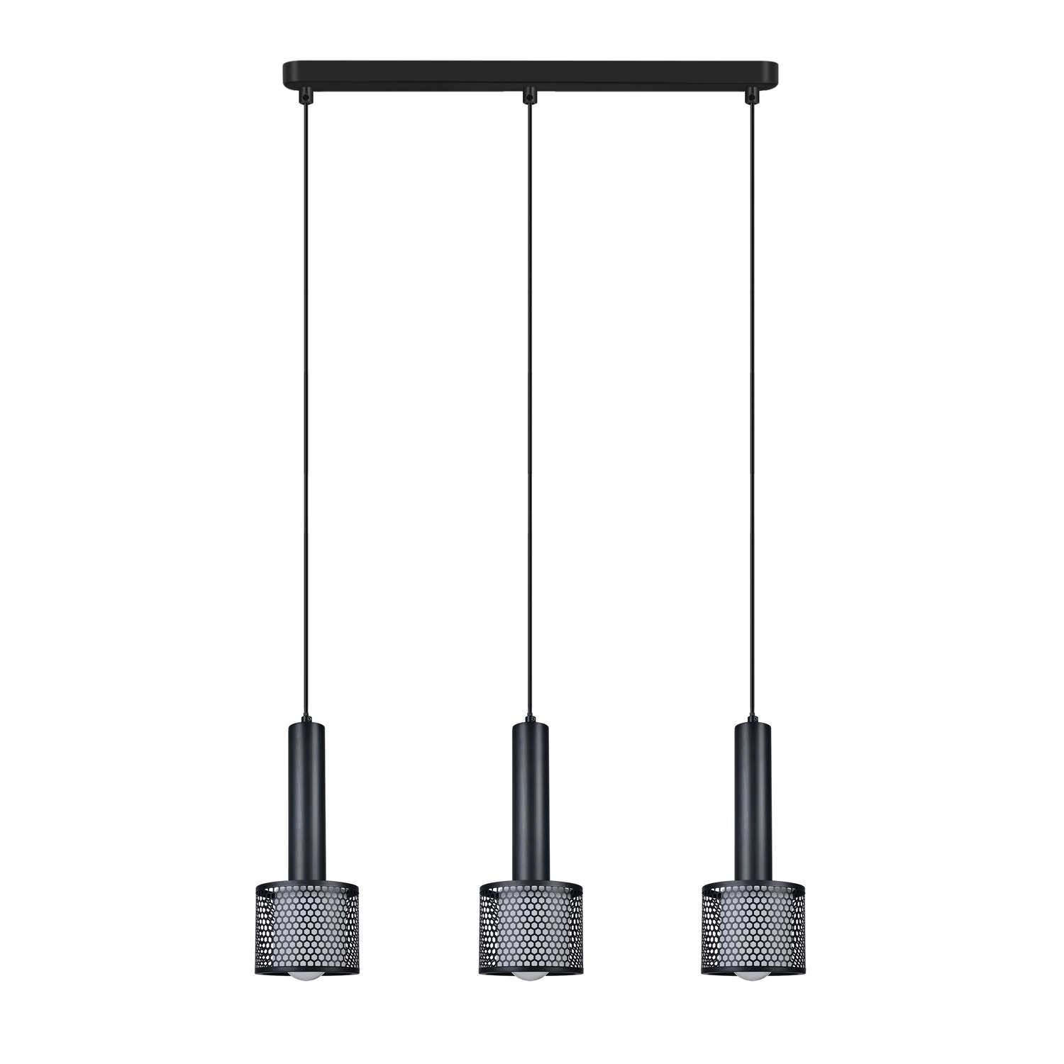 Light Prestige Lampa wisząca Amo 3x max. 15W LED E27 czarna