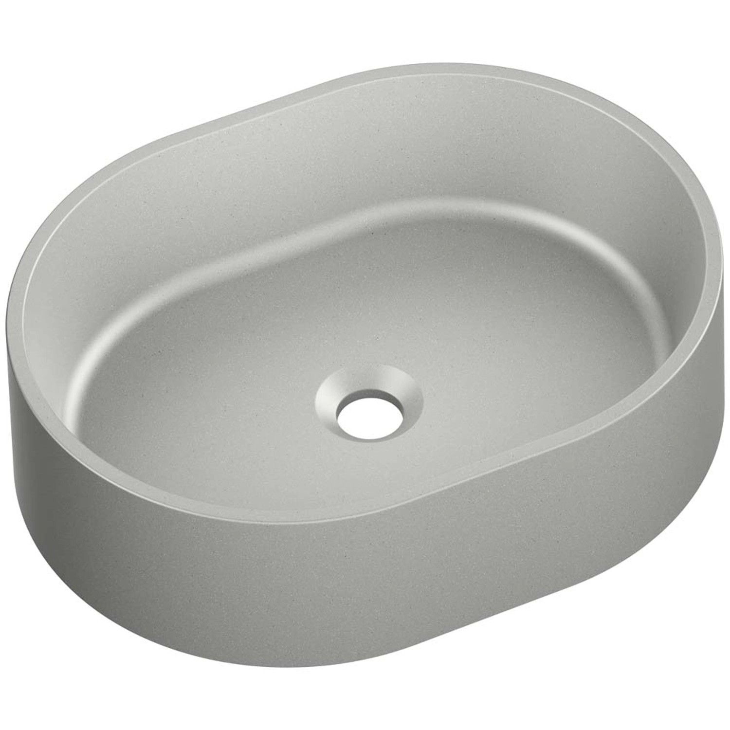 Axis Umywalka OLIB 48 nablatowa granitowa szara