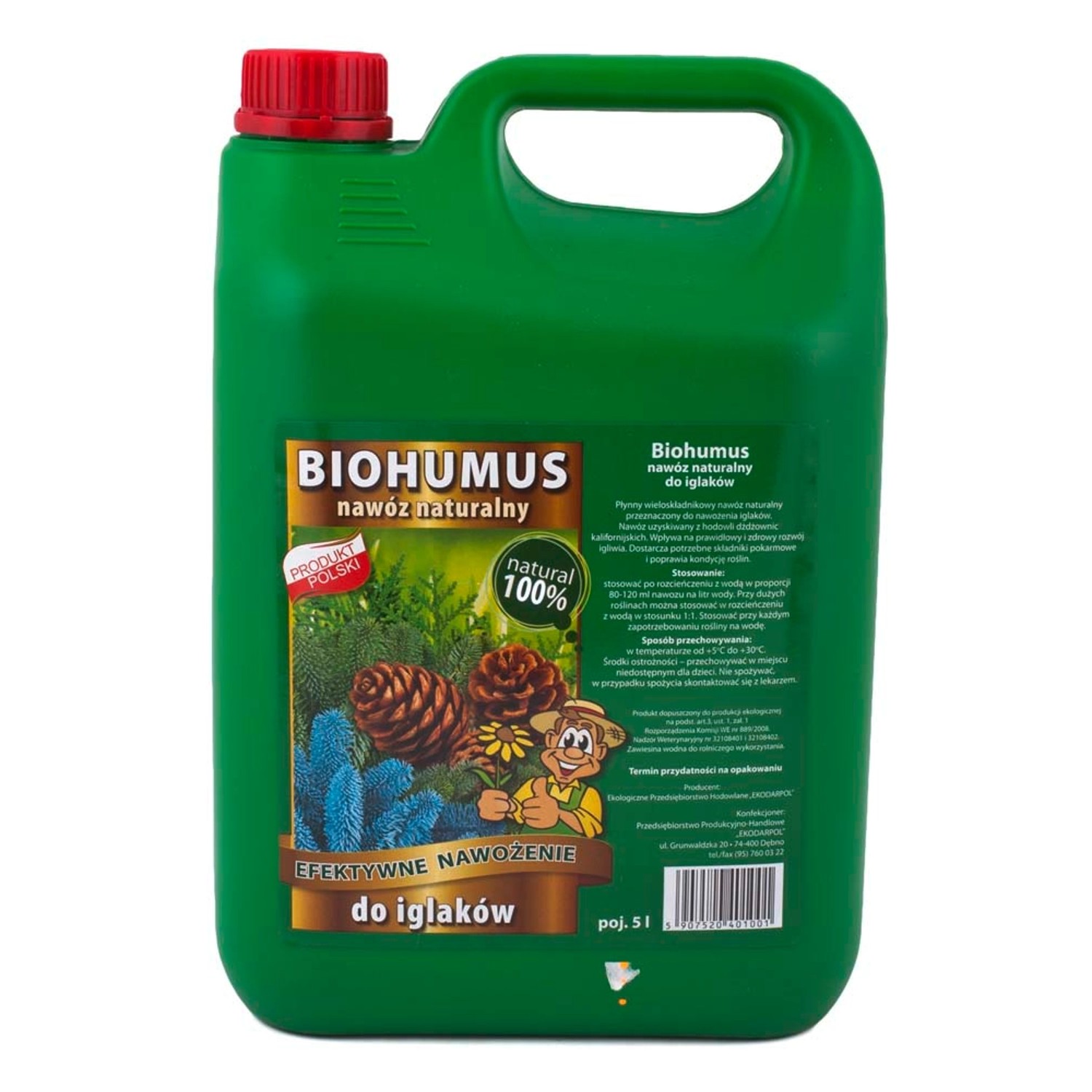 Ekodarpol Nawóz Biohumus iglak 5 l.