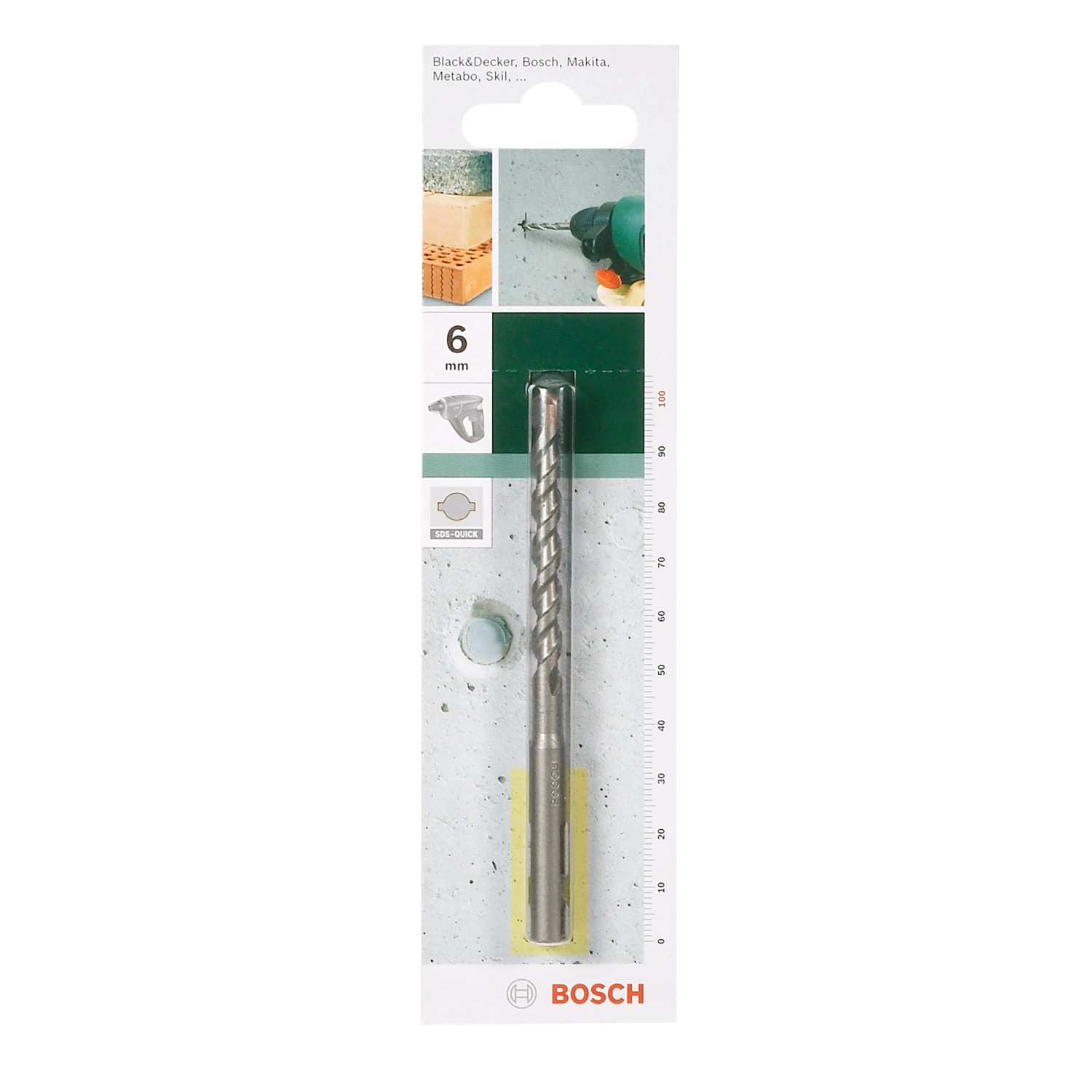 Bosch Professional Wiertło do betonu SDS-Quick 6x55x100 mm