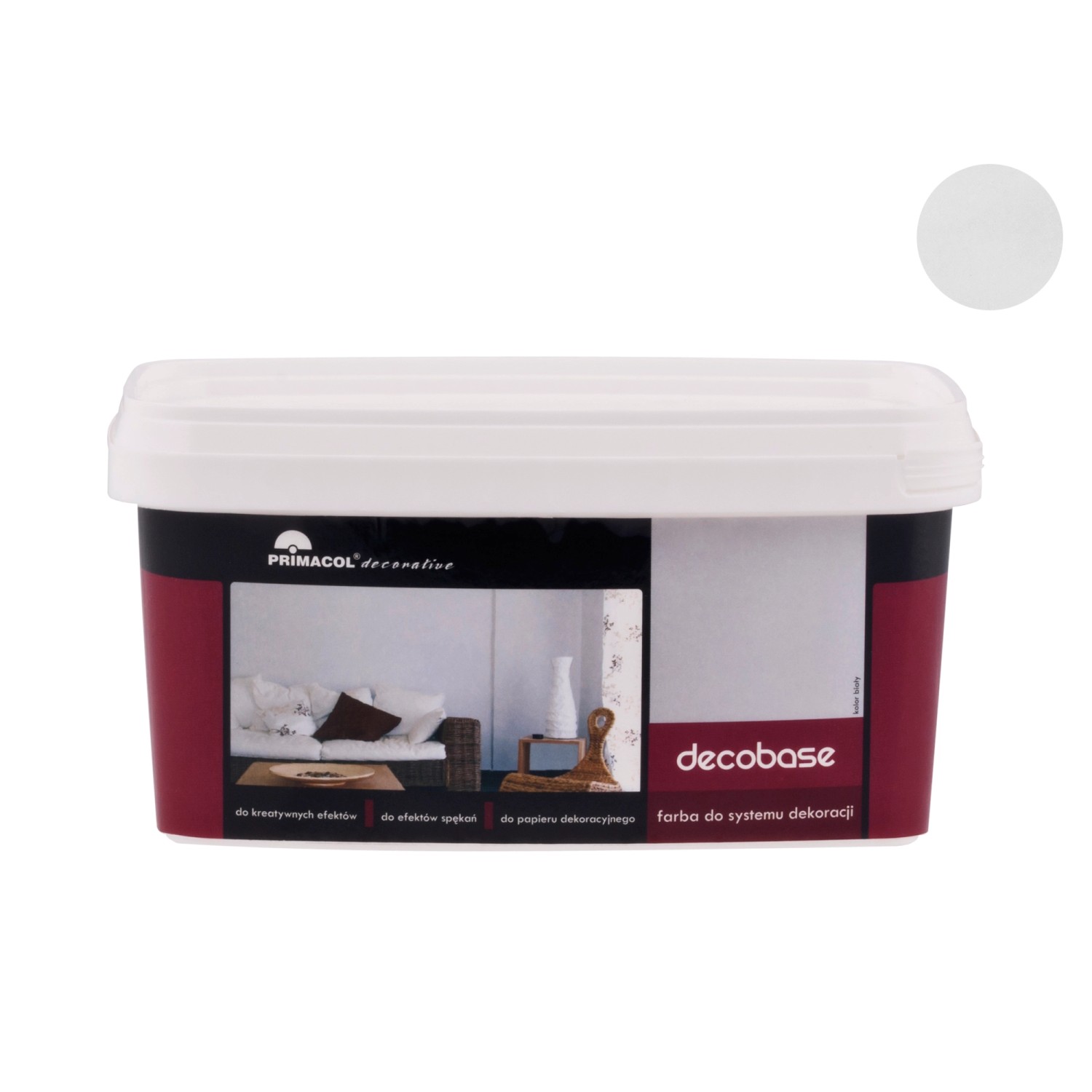 Primacol Emulsja lateksowa Decobase Biała 1 l