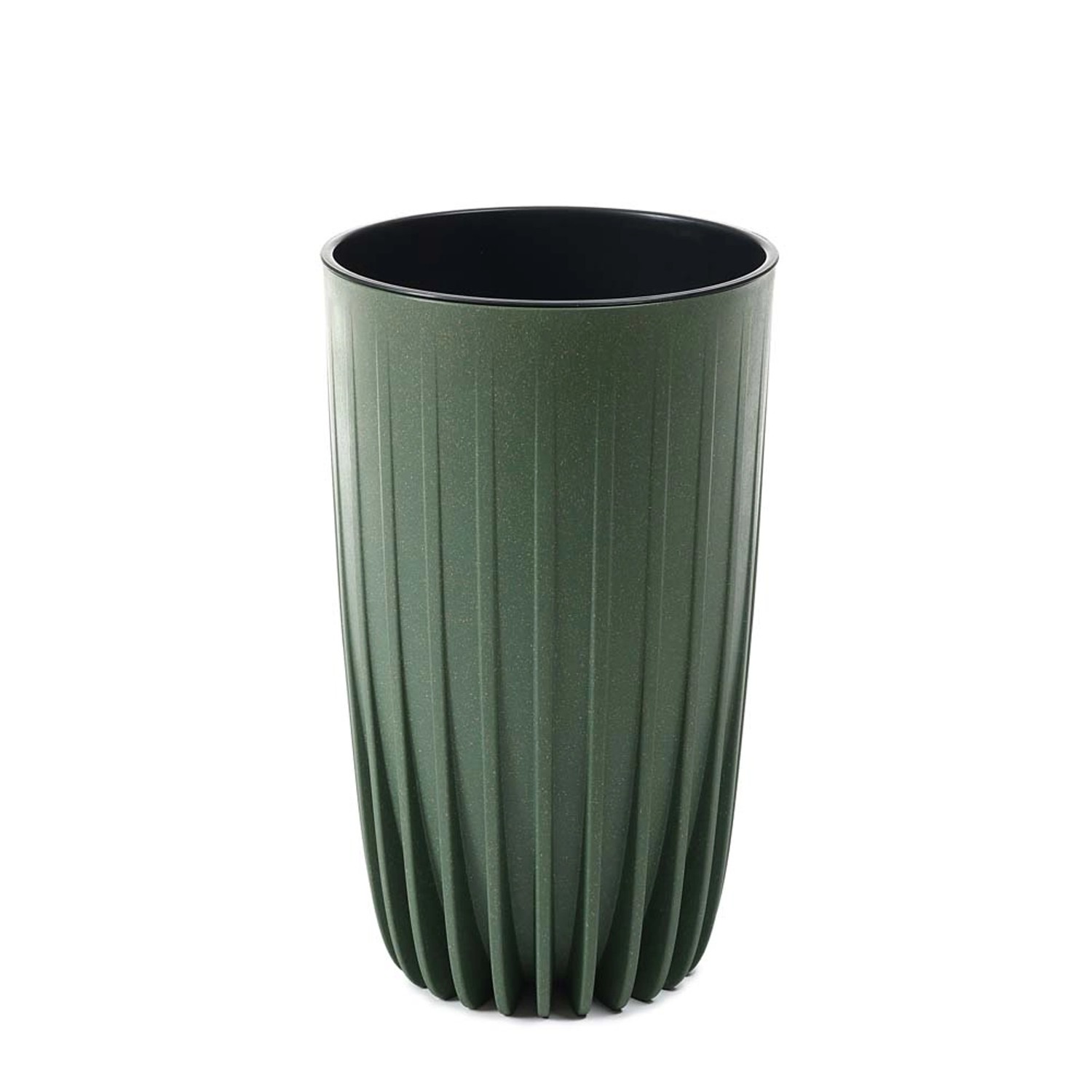 Donica Mira wysoka zielony - śr. 25 cm