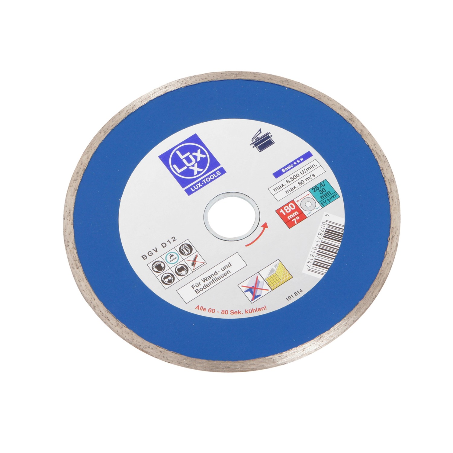 Ellix Tarcza diamentowa do cięcia glazury 180 mm