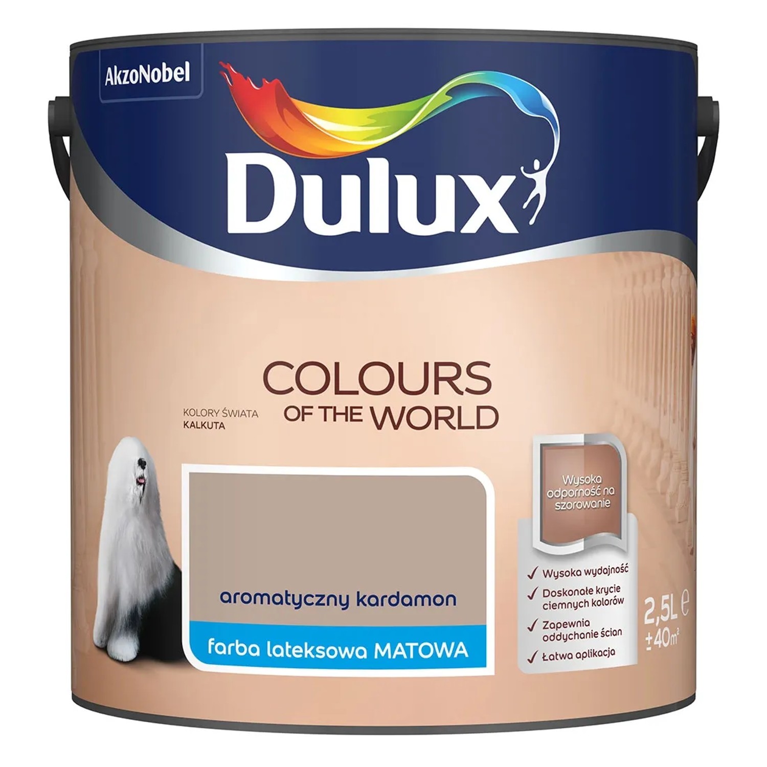 Farba Dulux Kolory Świata aromatyczny kardamon 2,5 l