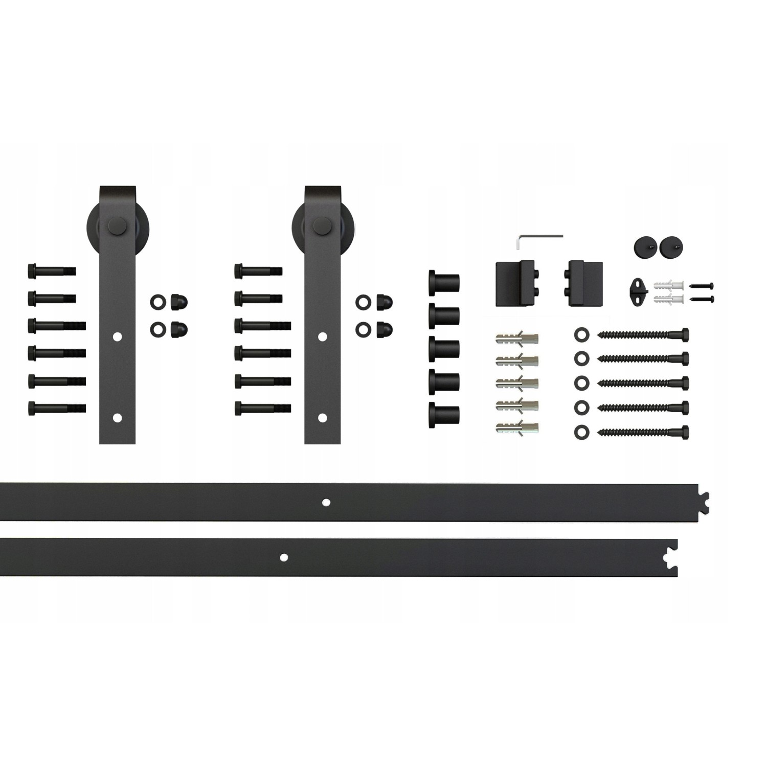 Kornik Szyna łączona uniwersalna do drzwi przesuwnych 2 x 100 cm