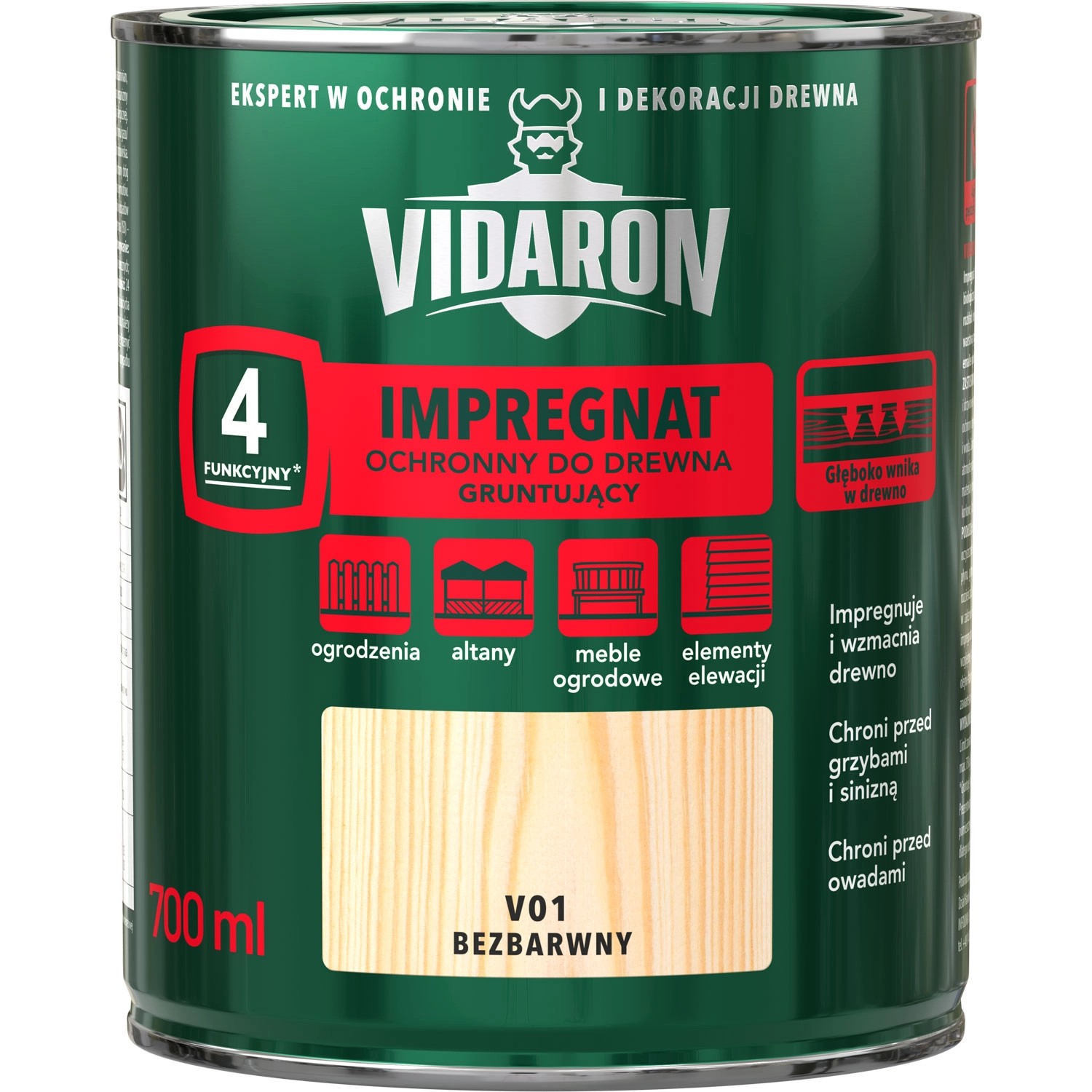 Vidaron Impregnat gruntujący bezbarwny - 0,7L
