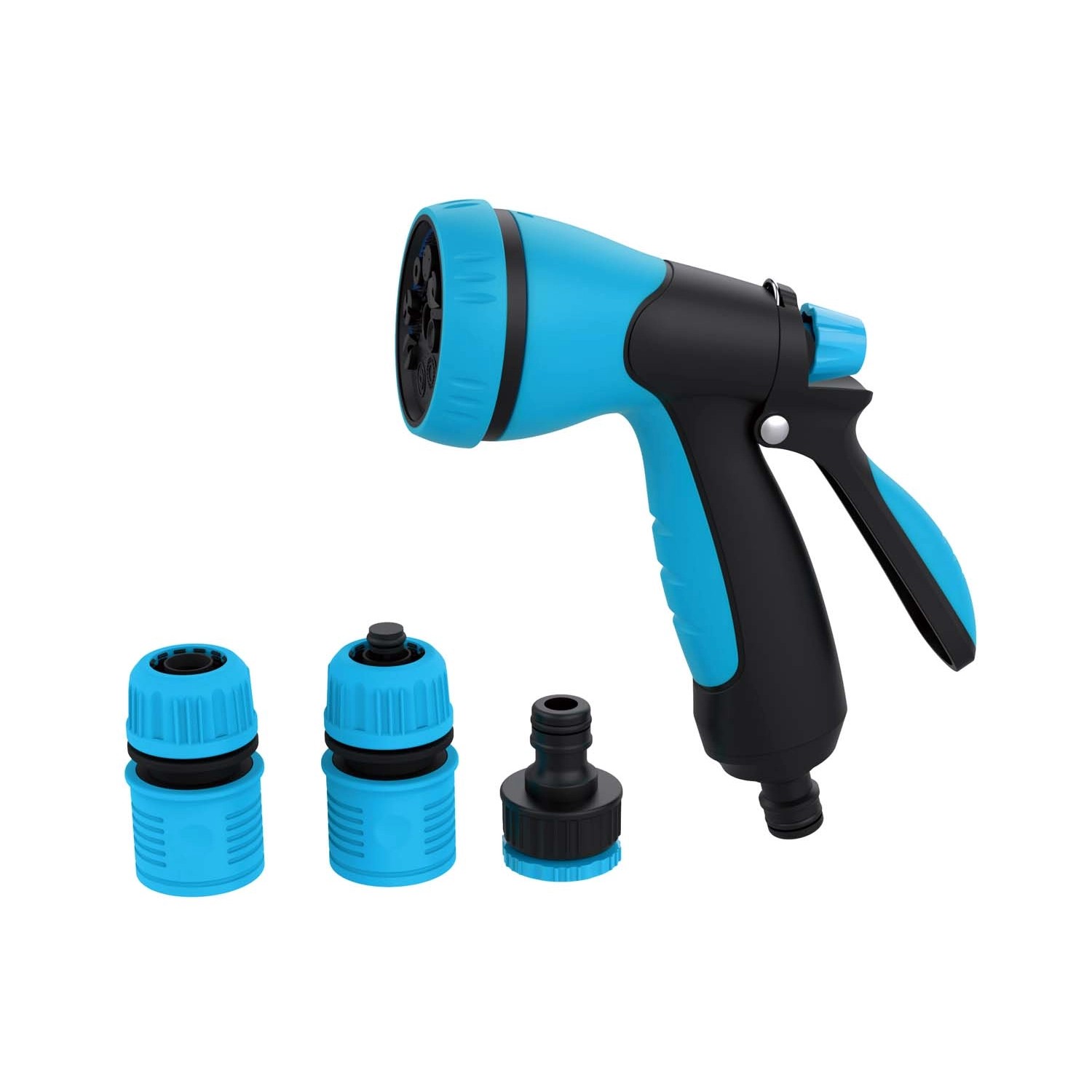 Zestaw zezraszacz pistolet 4 elementy - 22 x 16 x 4,2 cm