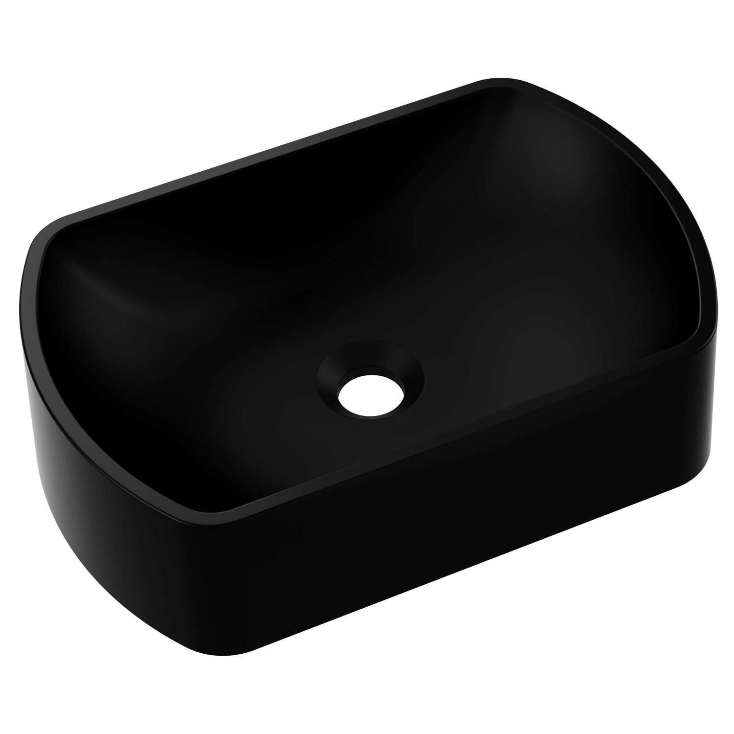 AXIS GROUP Umywalka Maun nablatowa granitowa czarna