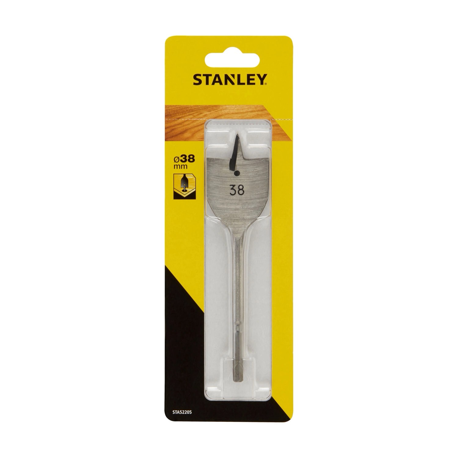 Stanley Wiertło do drewna płaskie 38 x 154 mm