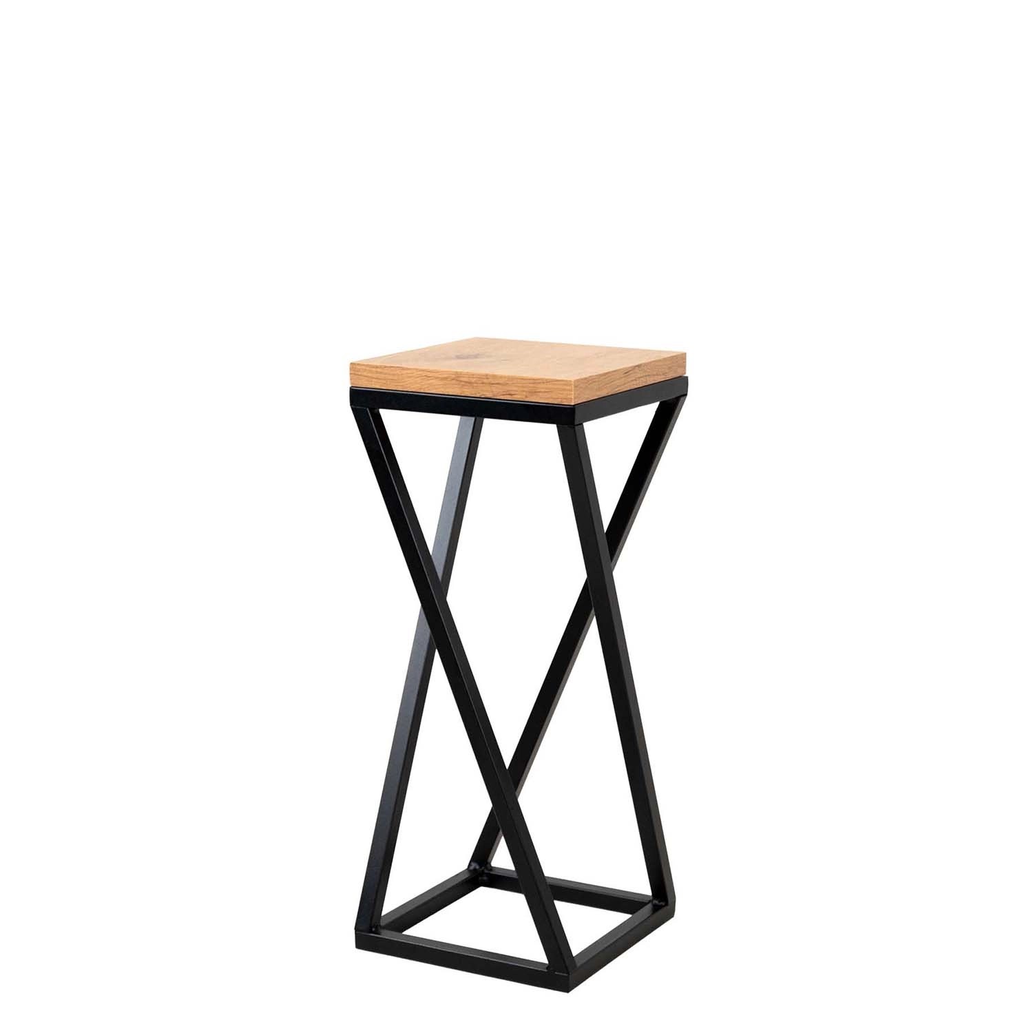 Direct H&G Kwietnik Lescar XS Black Oak - 19 x 19 x 47 cm