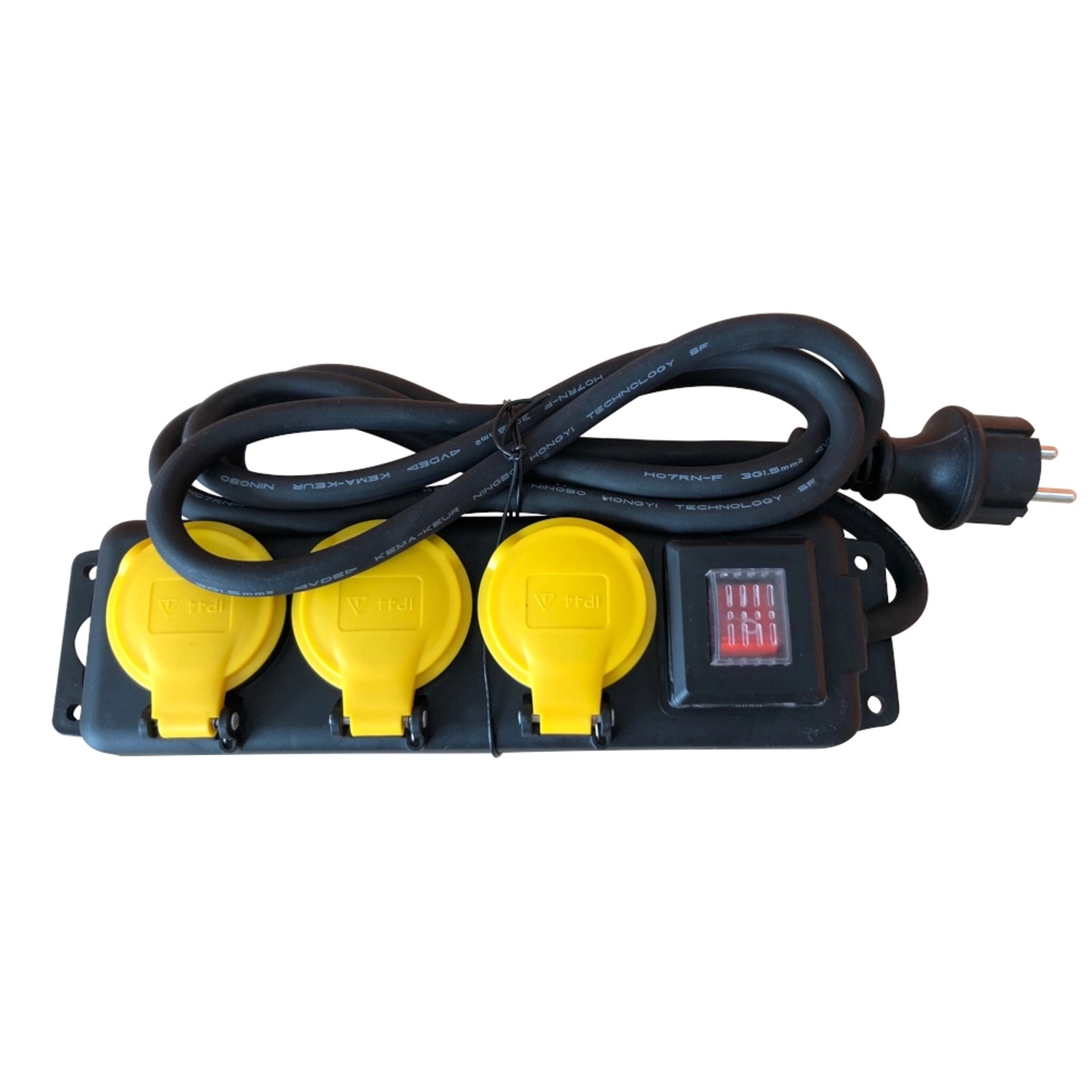 Przedłużacz 3 gniazda ZU 3x1,5 3m