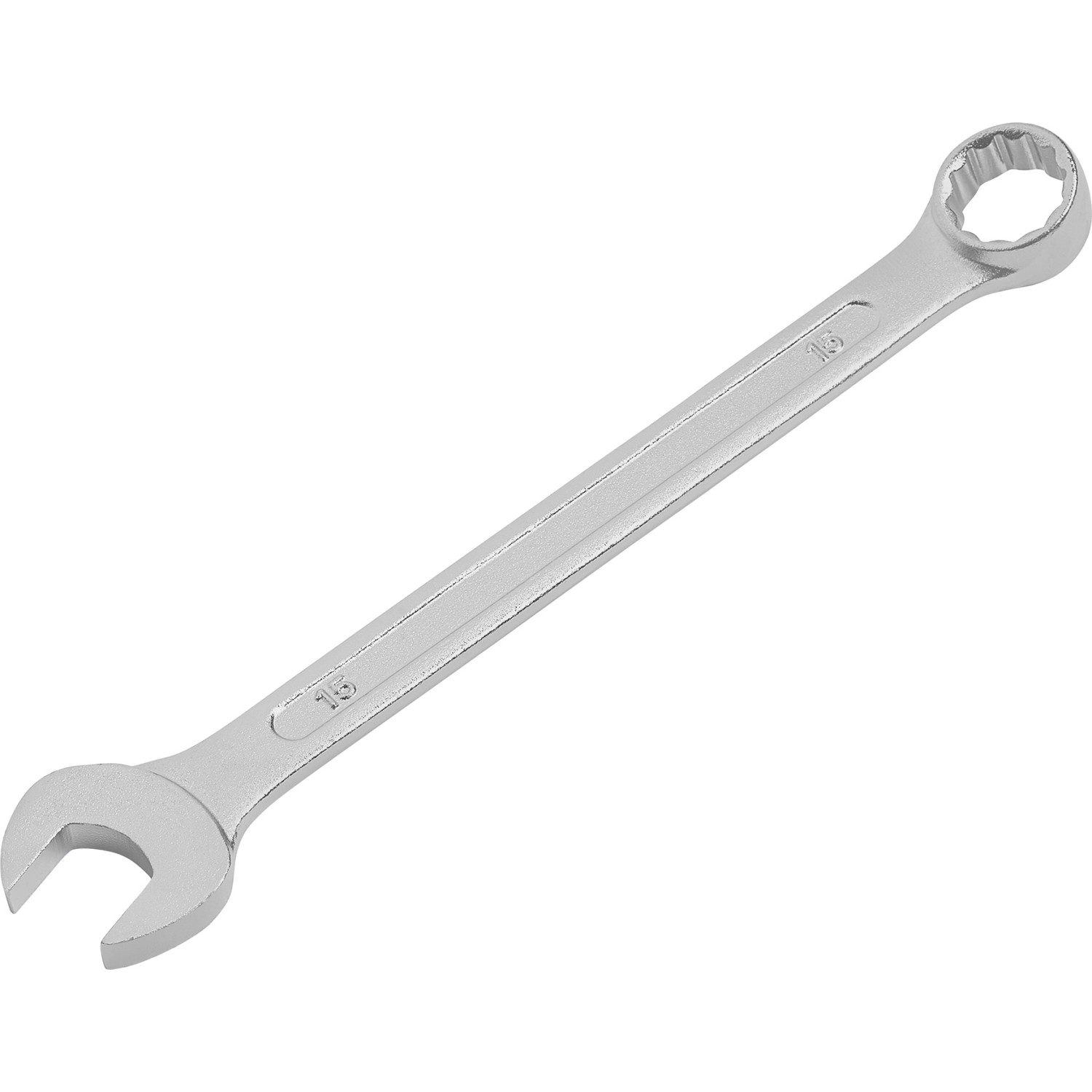 LUX Klucz płasko-oczkowy 15 mm