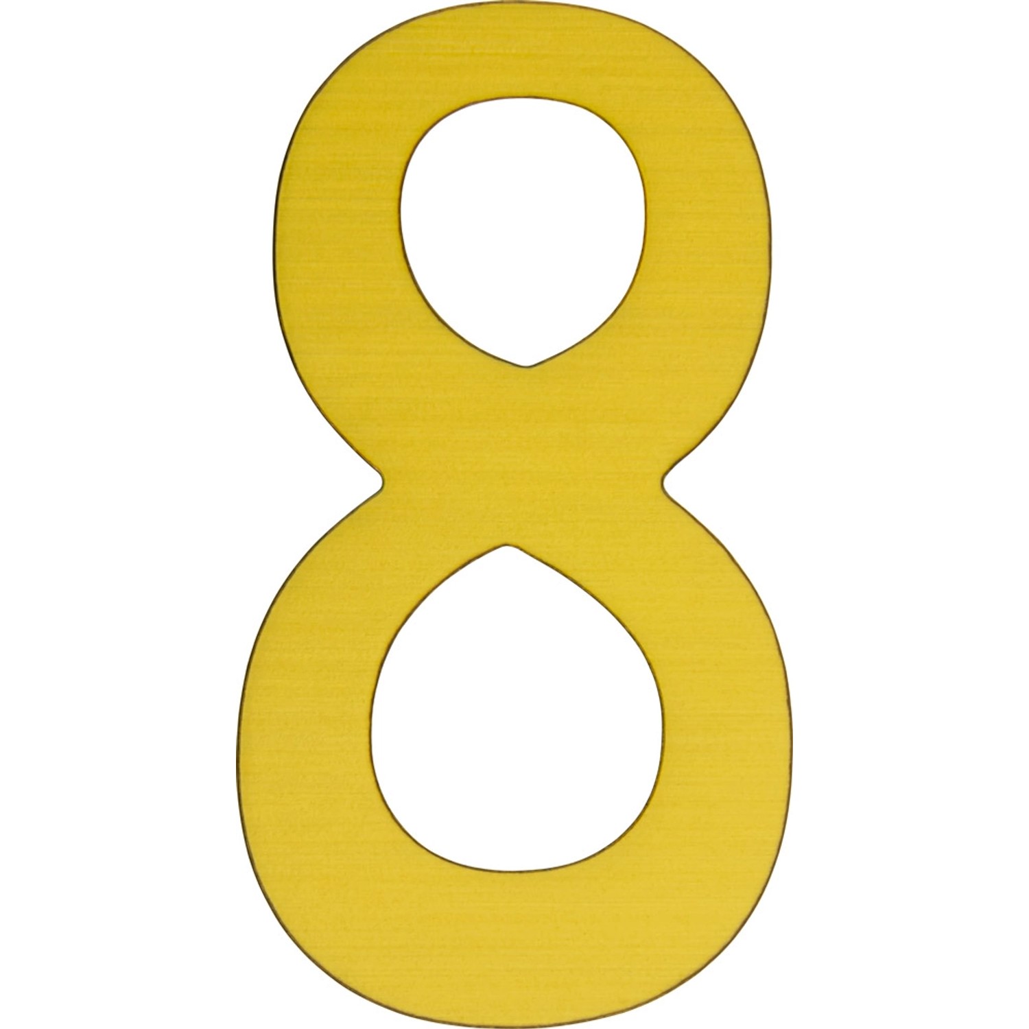 Metro Cyfra złota szczotkowana 8 50 mm