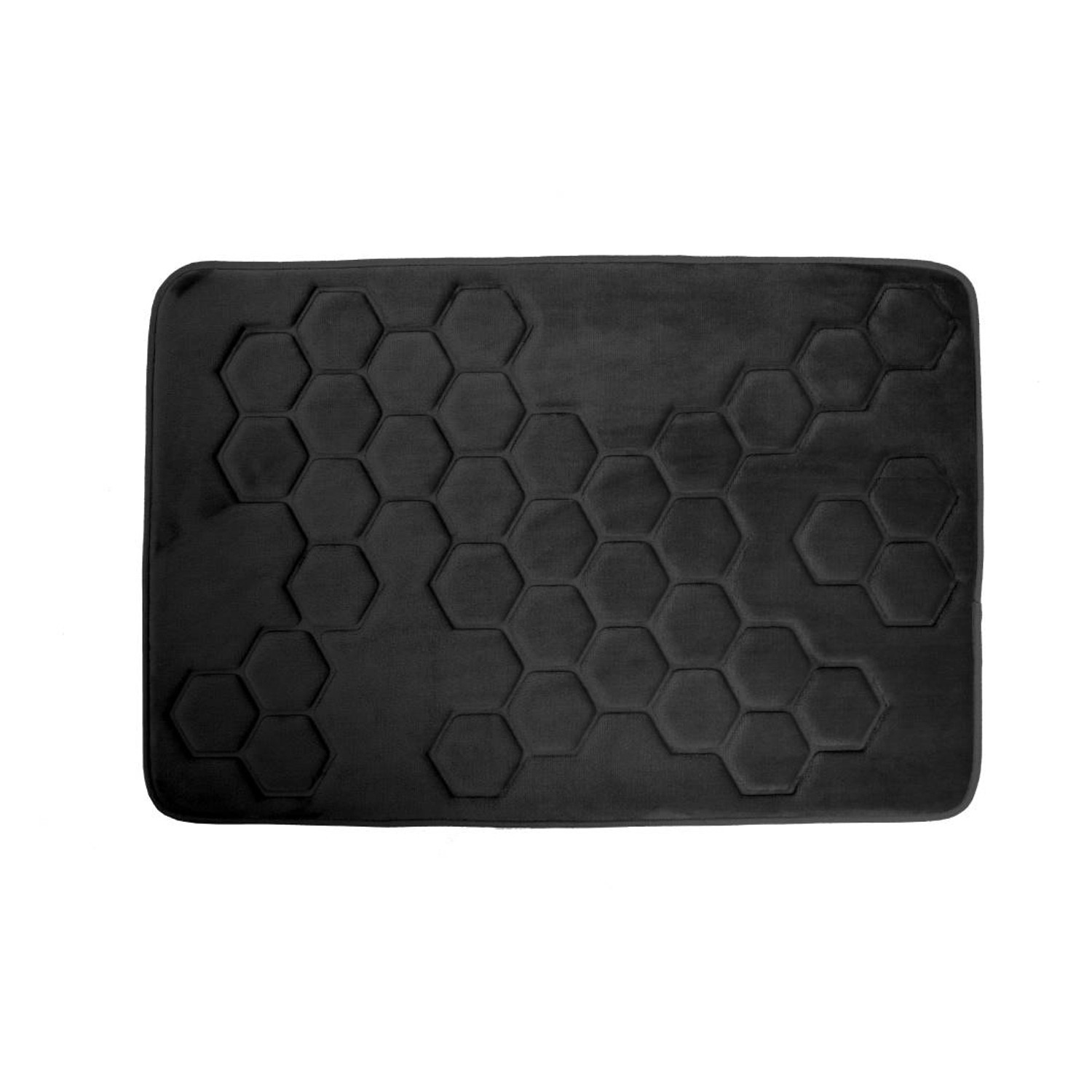 Hyggli Dywanik łazienkowy 90x60 cm czarny