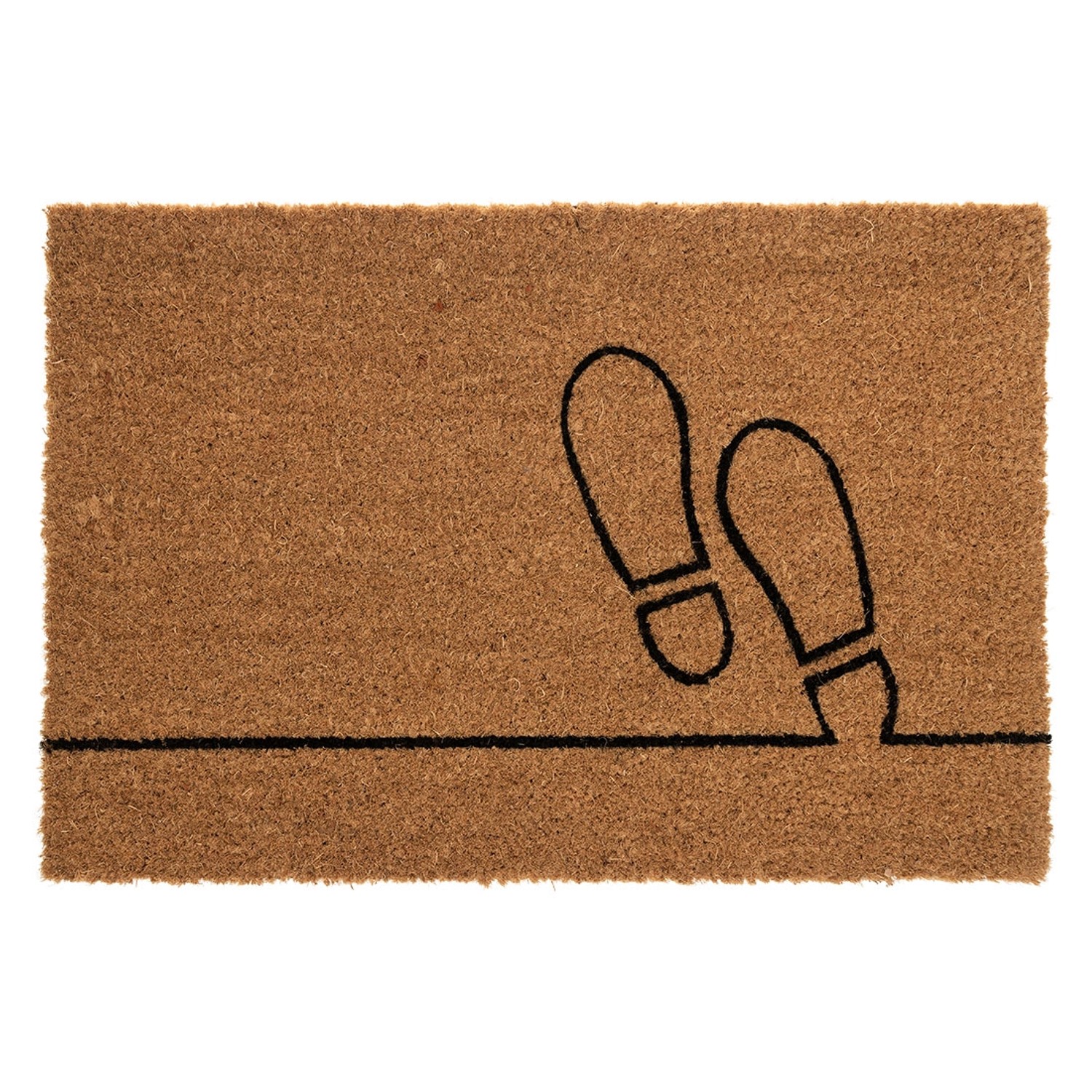 Indavo Wycieraczka kokosowa COULEUR 40 x 60 cm buty