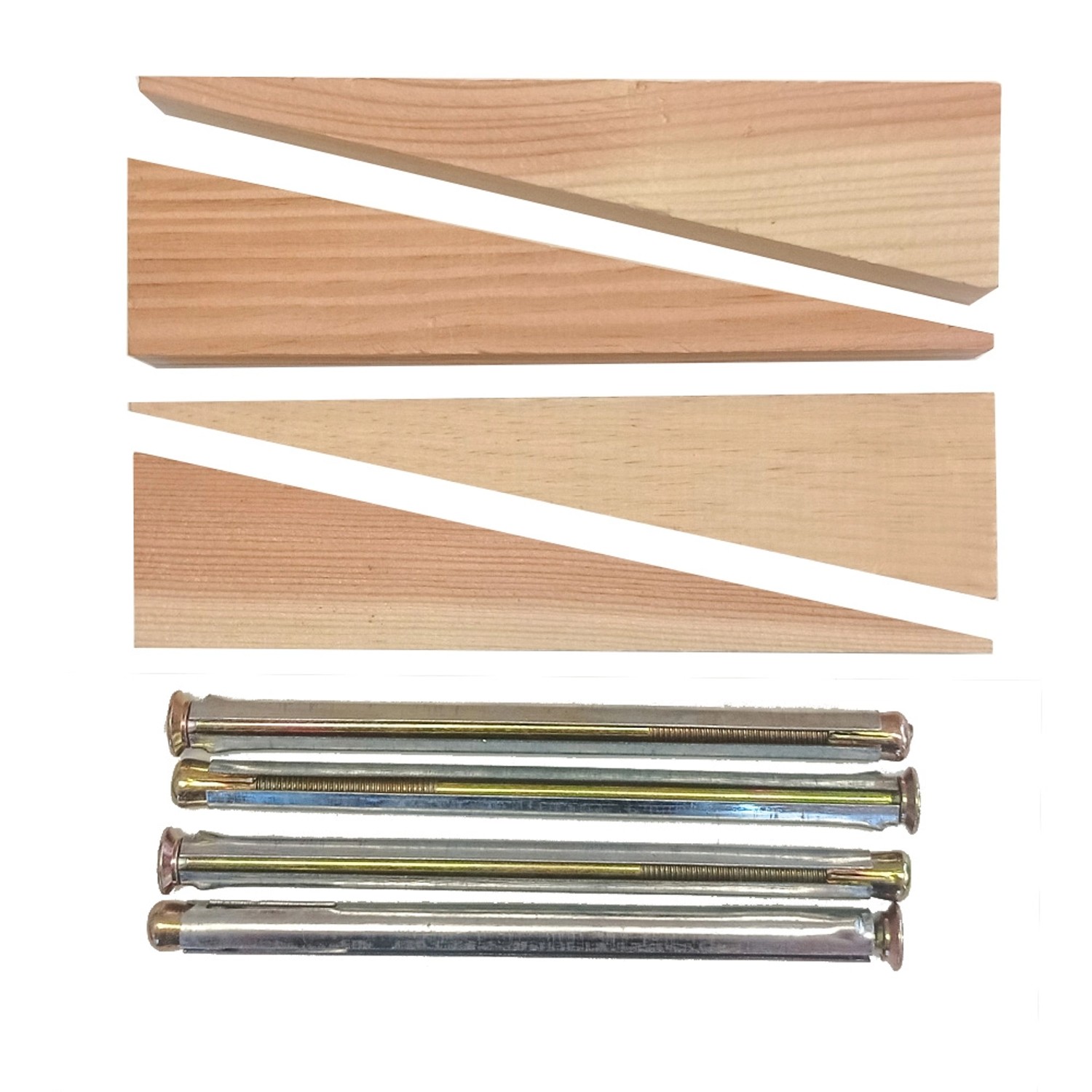 8 częsciowy zestaw kotw i klinów do montazu okien i drzwi