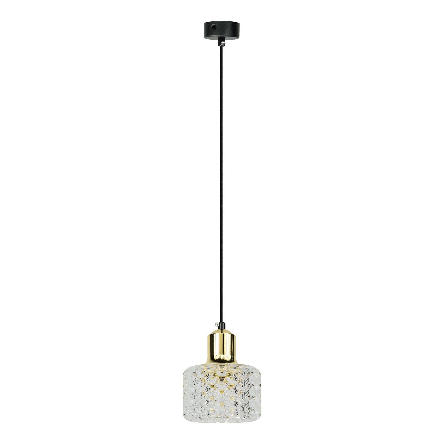 MiLAGRO Lampa wisząca Lumi 1x8W LED G9 złoto i czerń