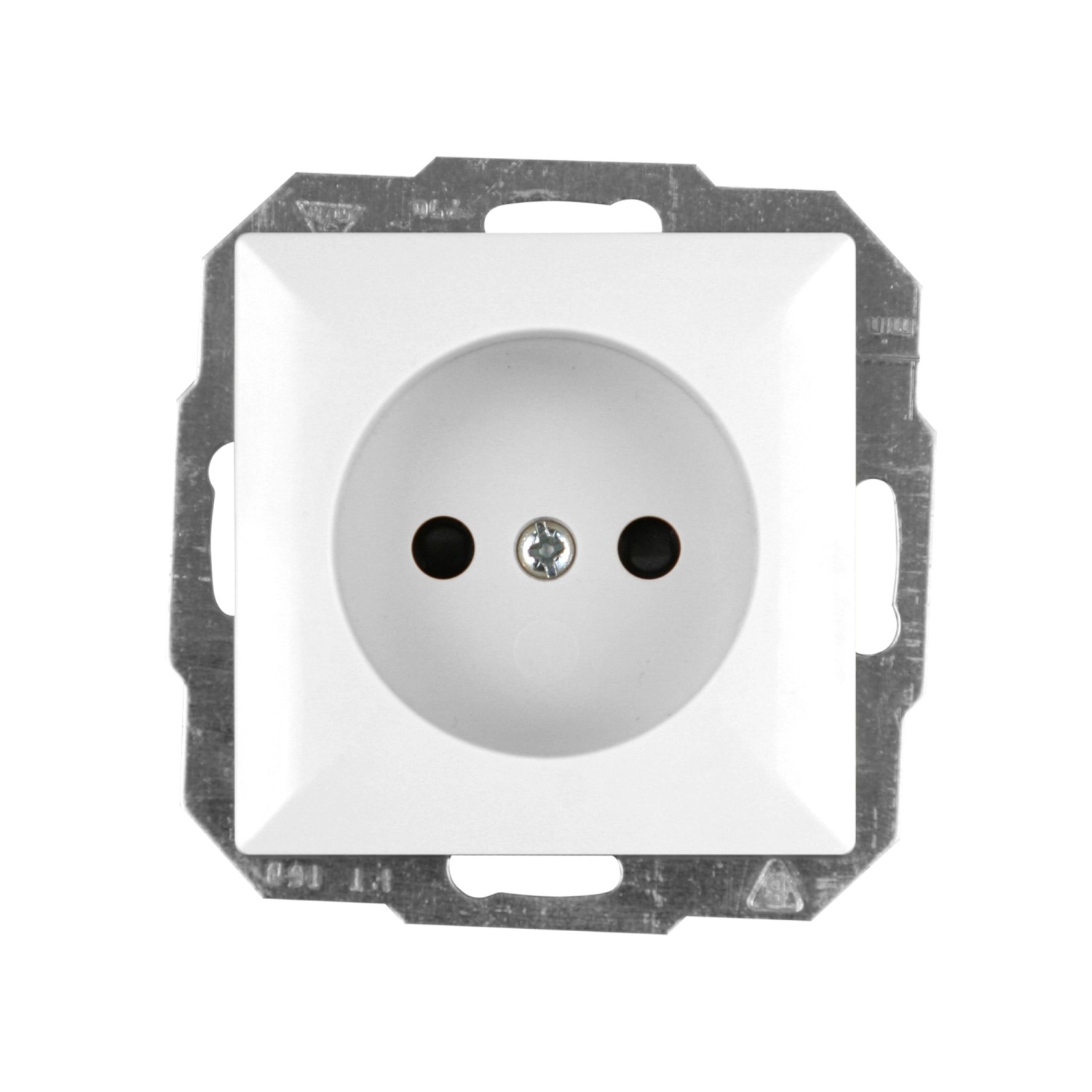 Gniazdo Perła pojedyncze b/u białe