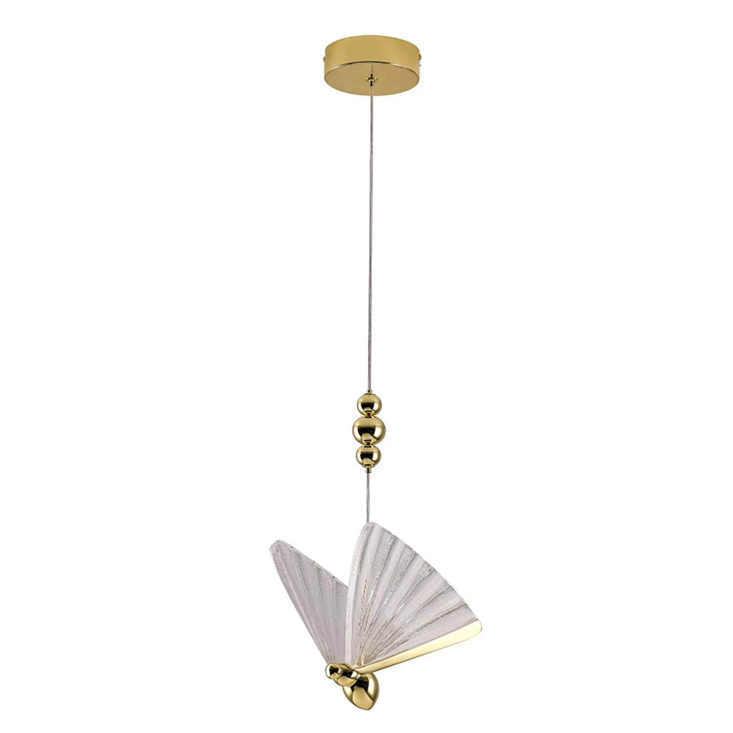 Light Prestige Lampa wisząca LED Mariposa 8W 3000-6000K 1040lm złota