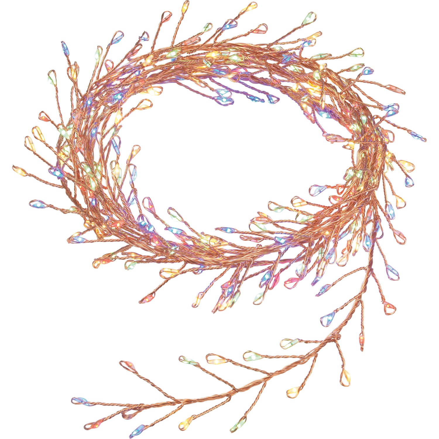 Lampki 240 LED na drucie multikolor