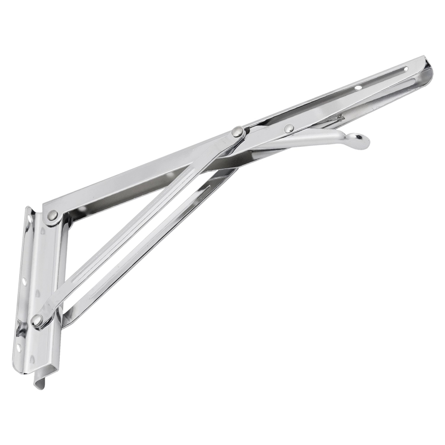 Domax Wspornik składany WSA 300 300 mm x 145 mm srebrny